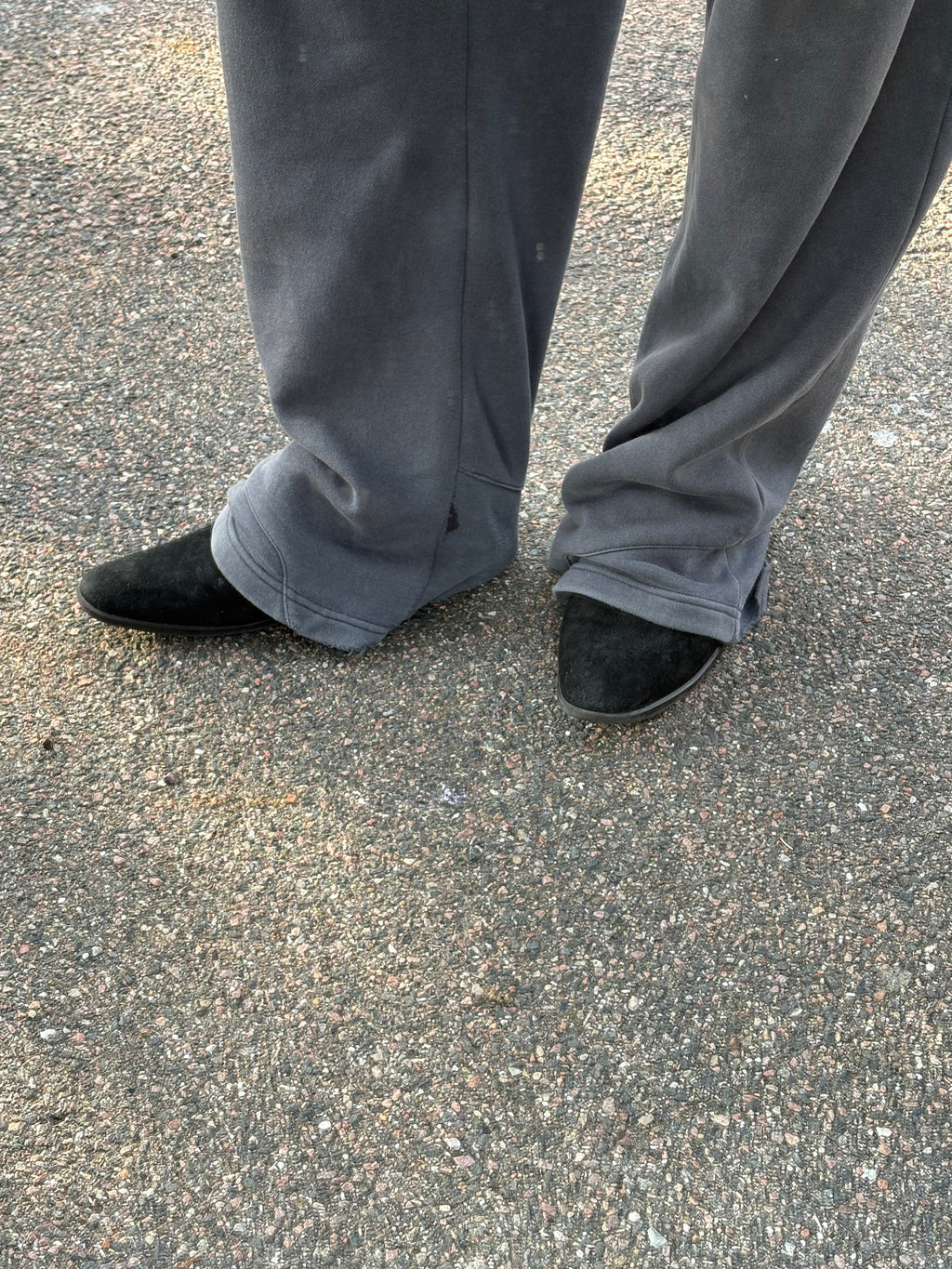 AM Black suede shoes (43)