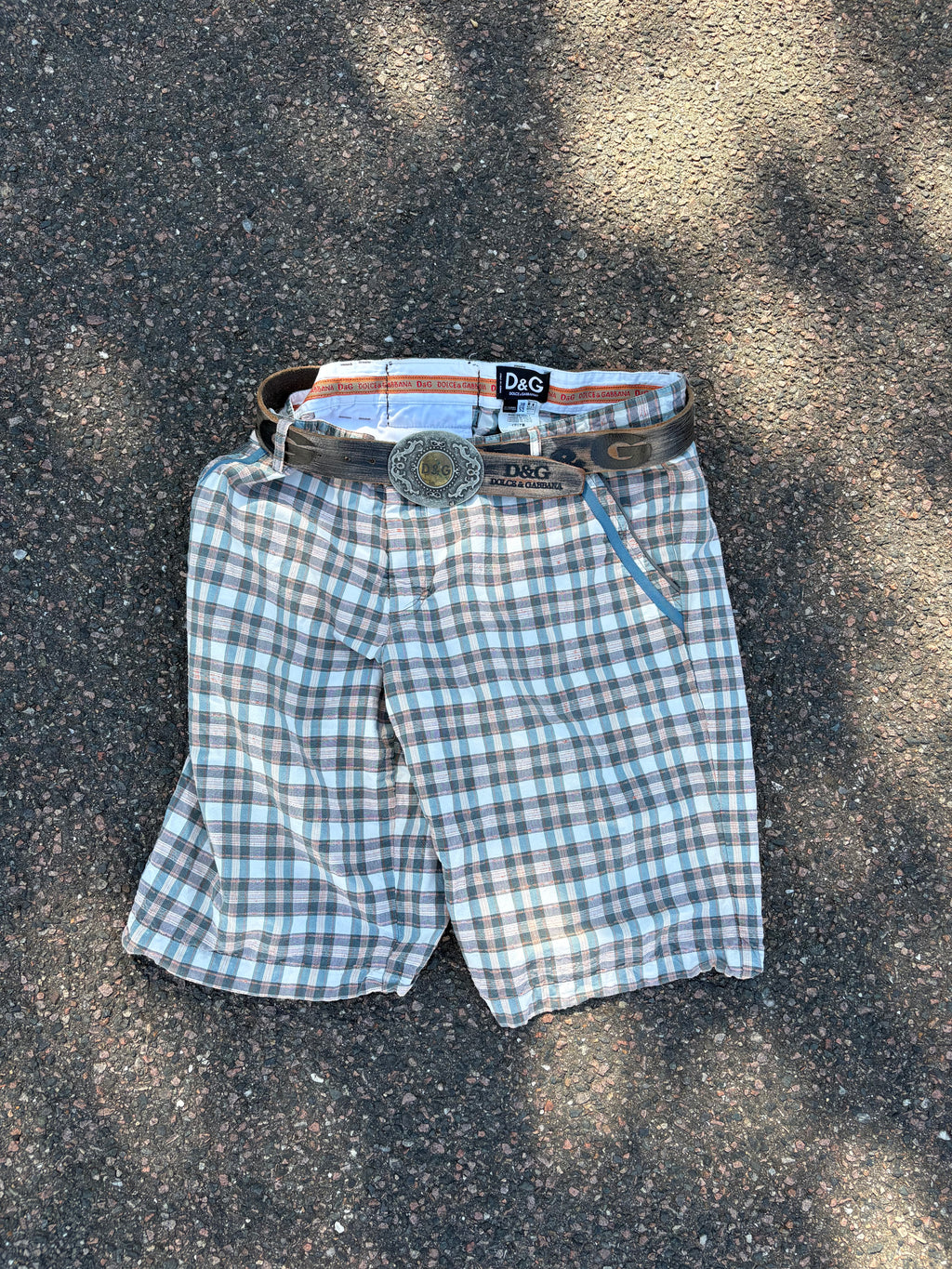 Dolce & Gabbana checkered shorts