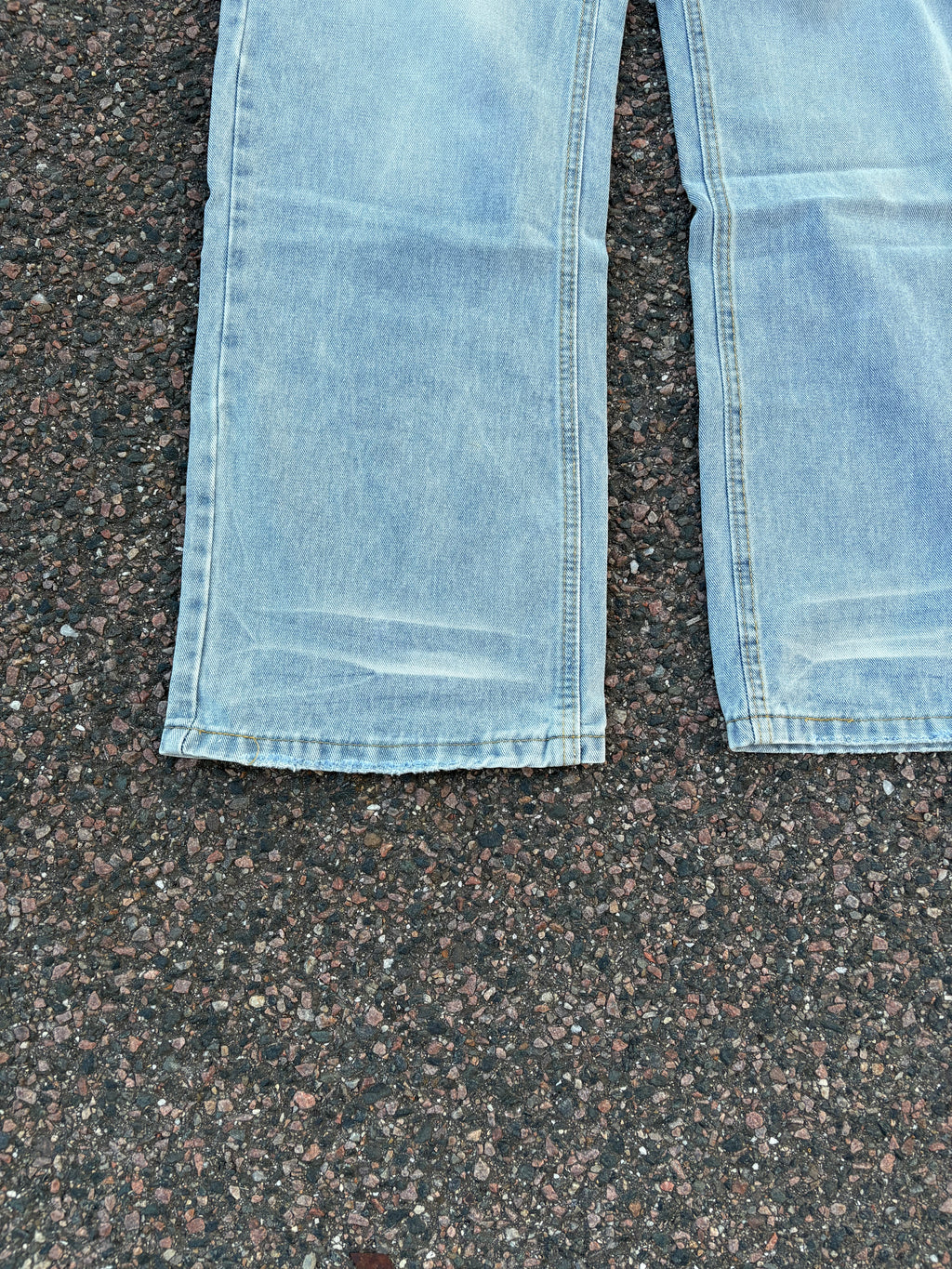 Vintage bootcut washed jeans