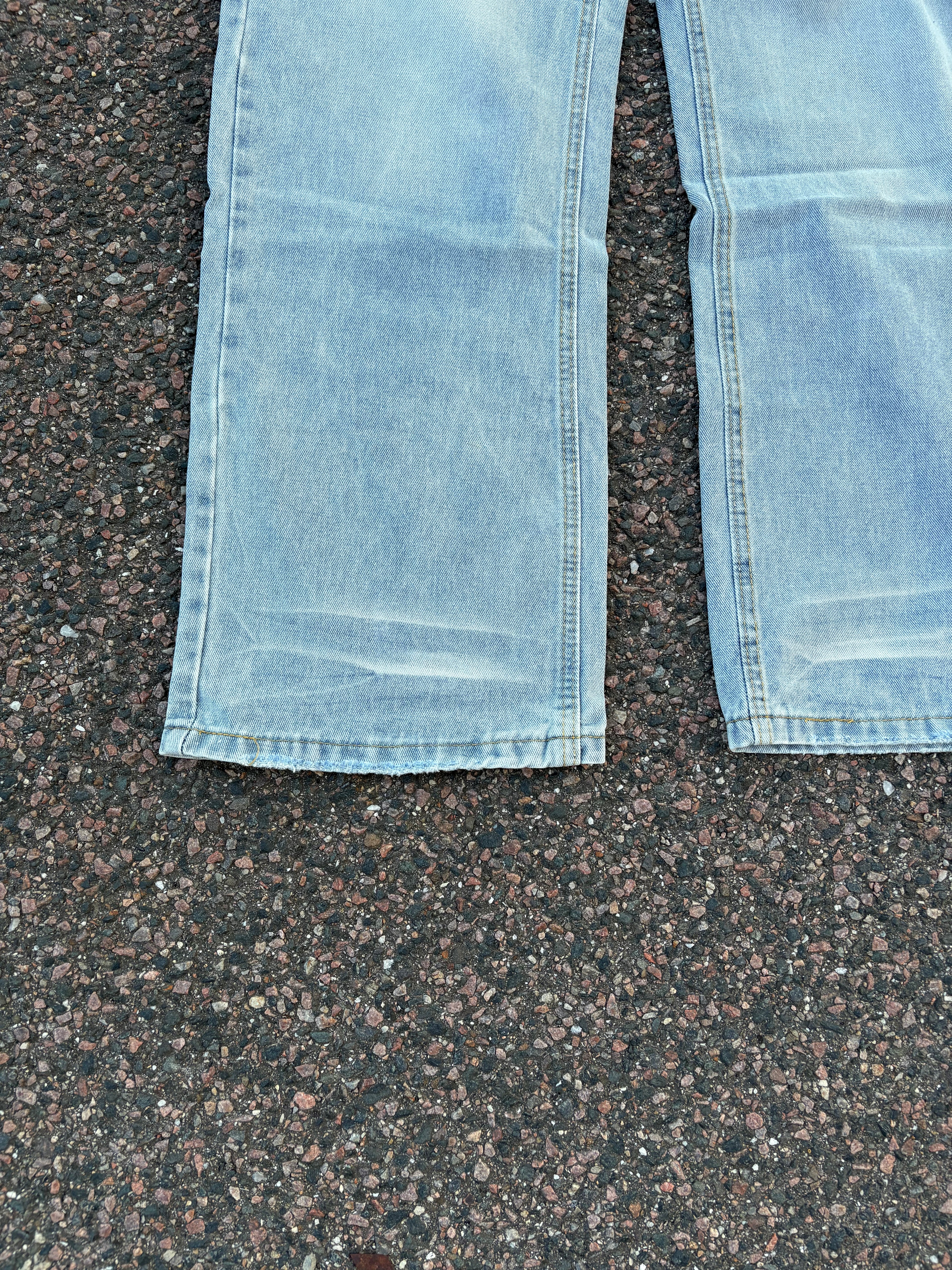Vintage bootcut washed jeans
