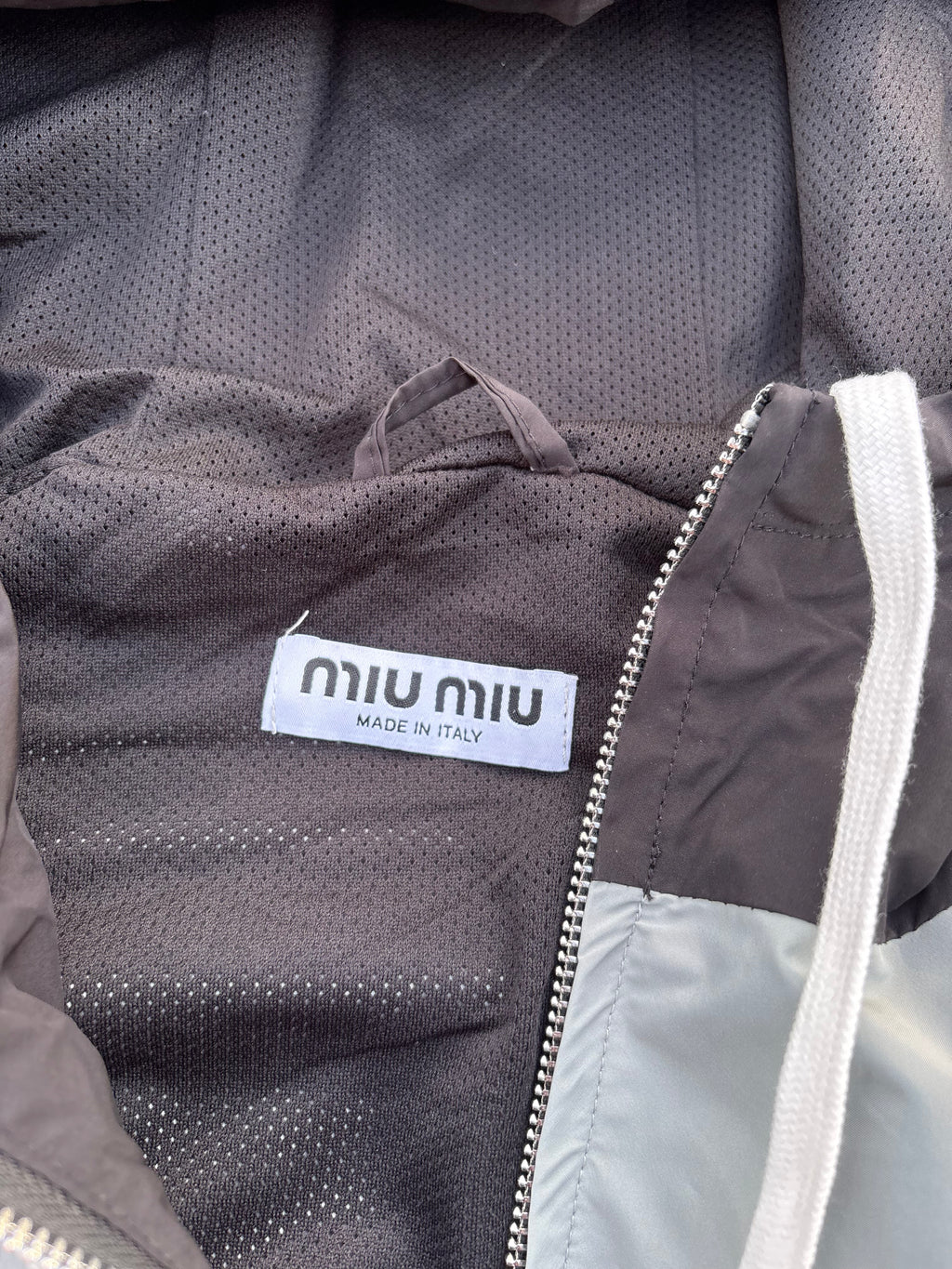 Miu miu Supero track jacket blue/black