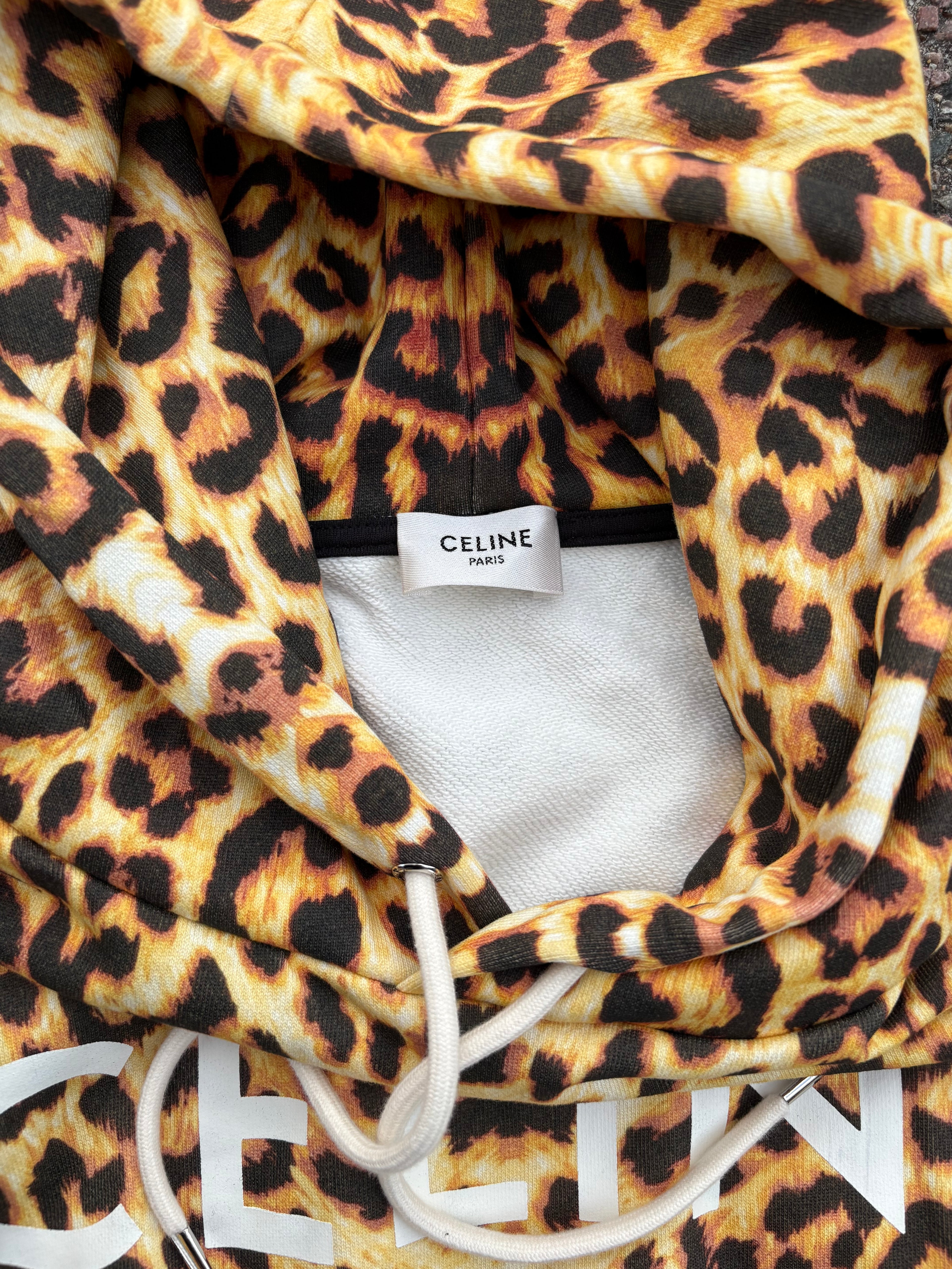 Celine SS24 leopard hoodie