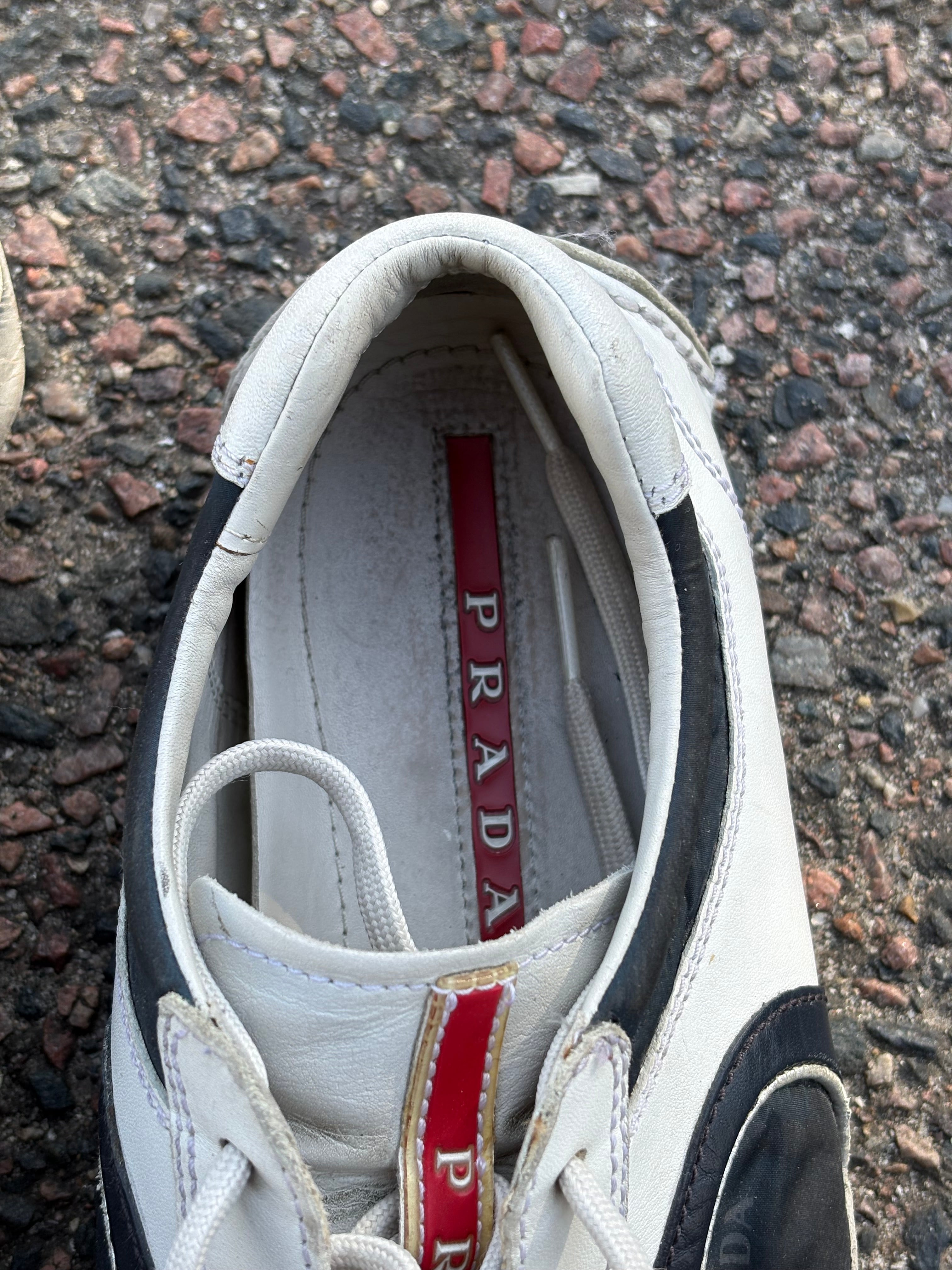 Prada vintage 05 monte carlo white/navy