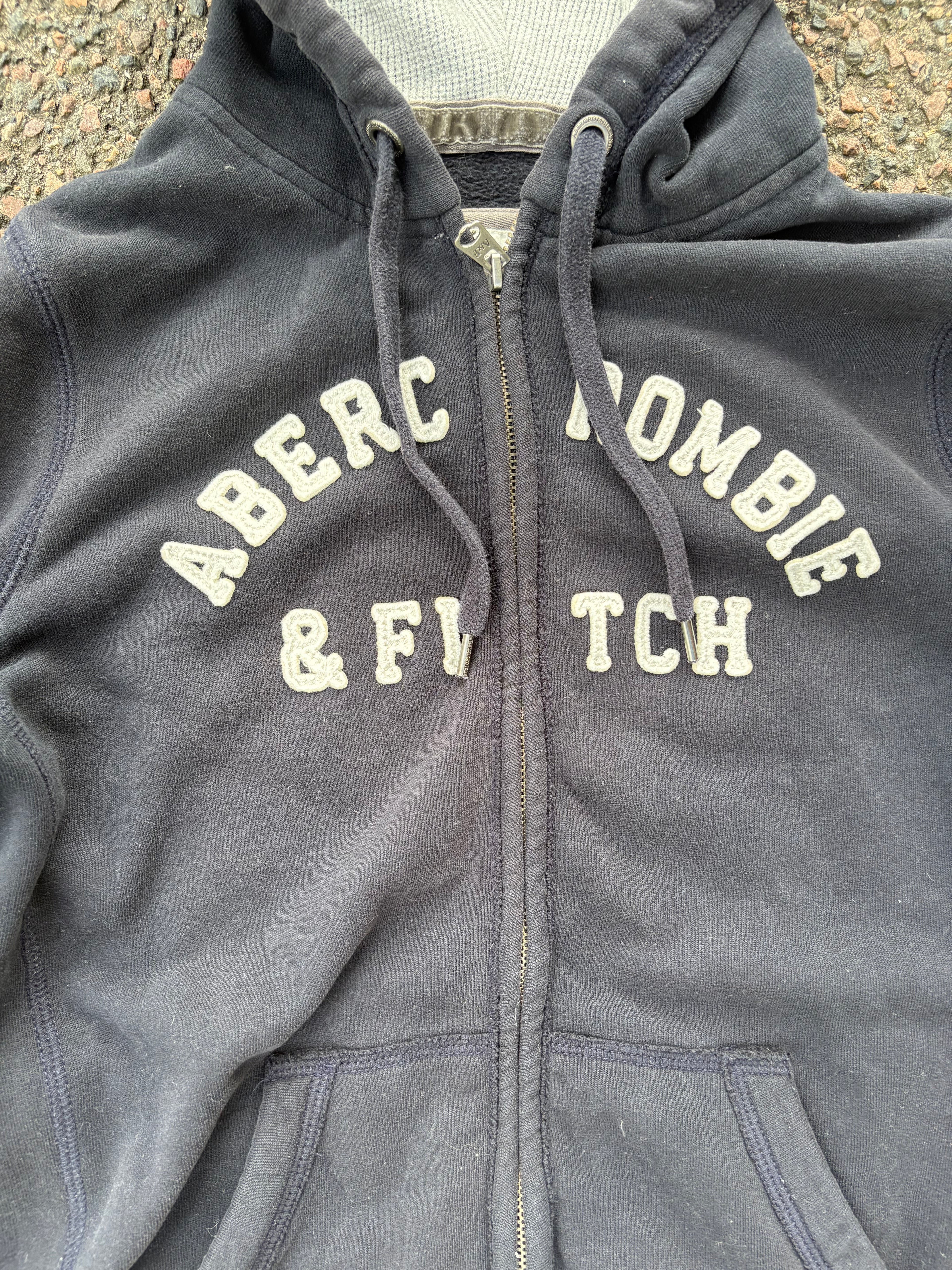 Vintage Abercrombie hoodie navy