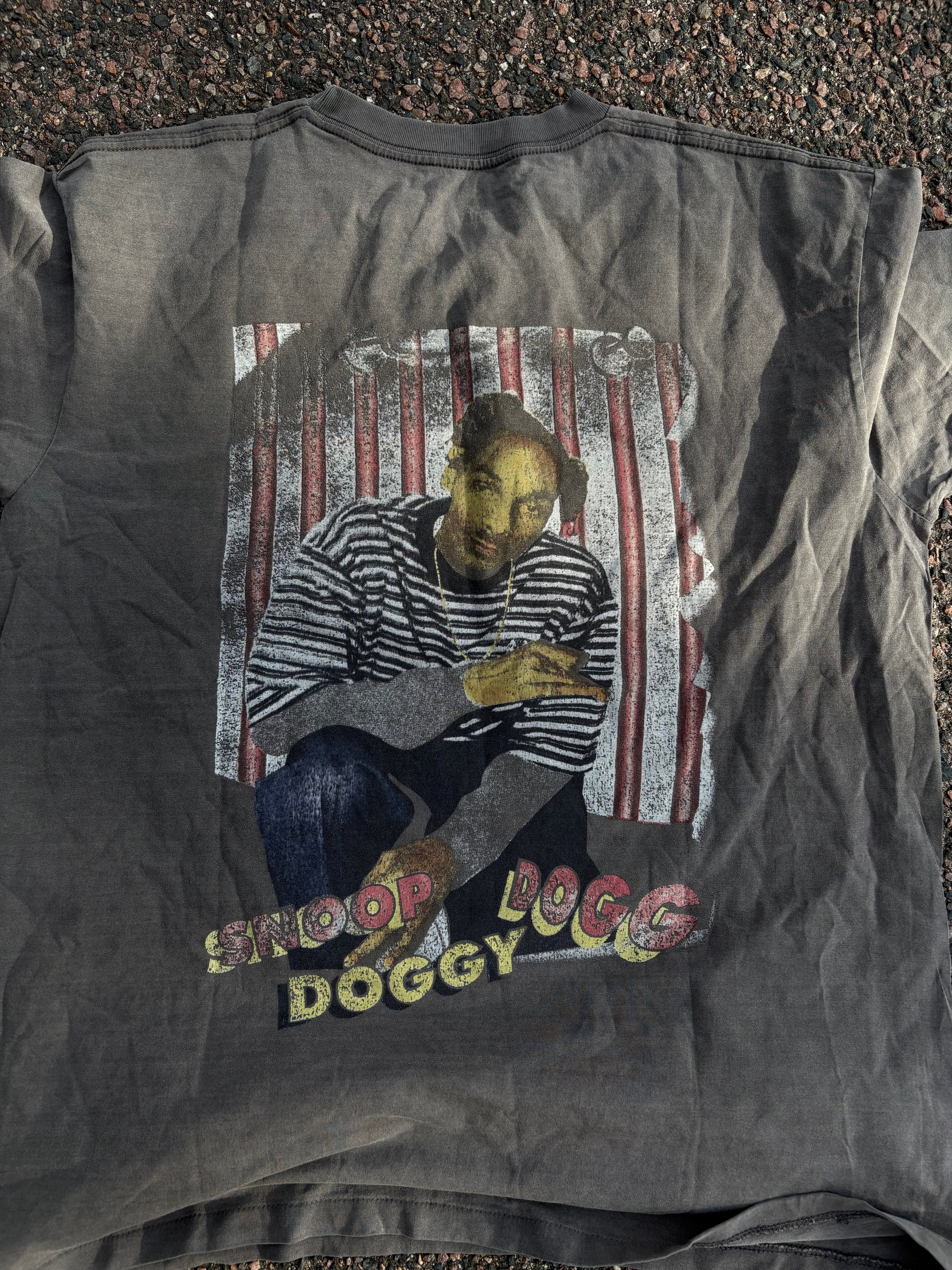 Vintage faded gray snoop dog tee