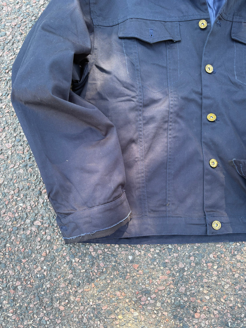 Miu Miu Navy button up workwear jacket 2024