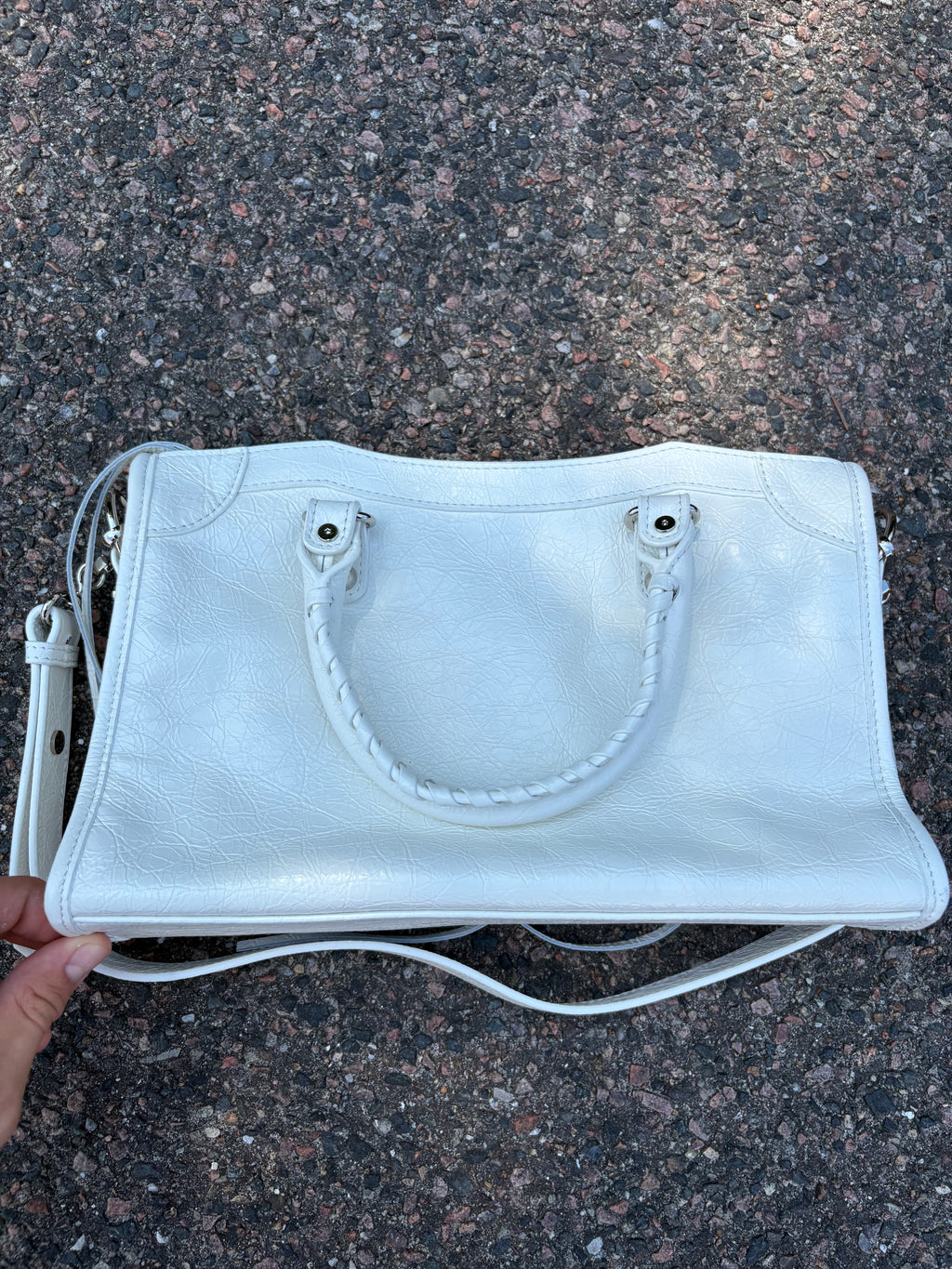 Small Balenciaga le city bag White m