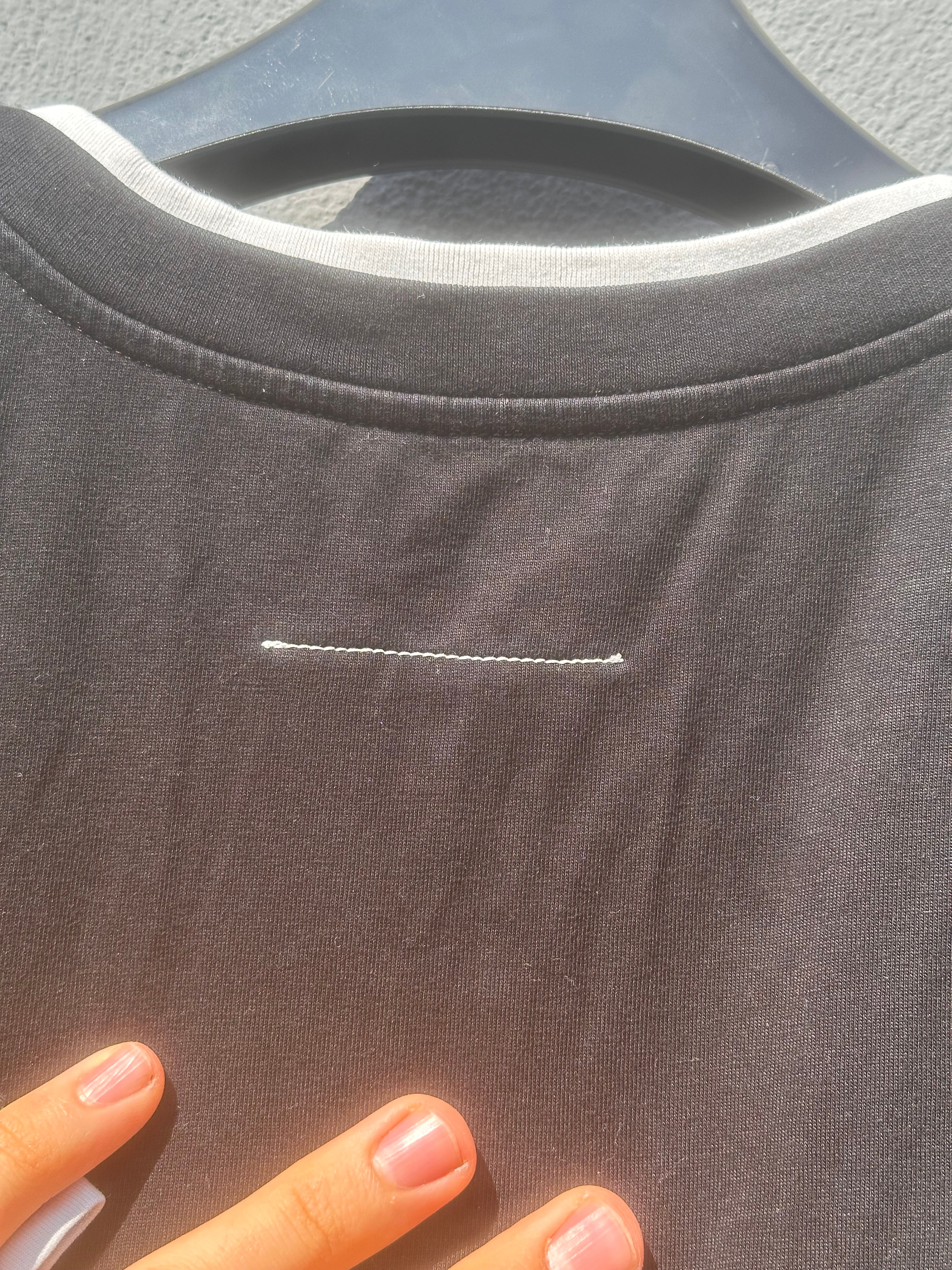 MM6 maison margiela ringer tee Black