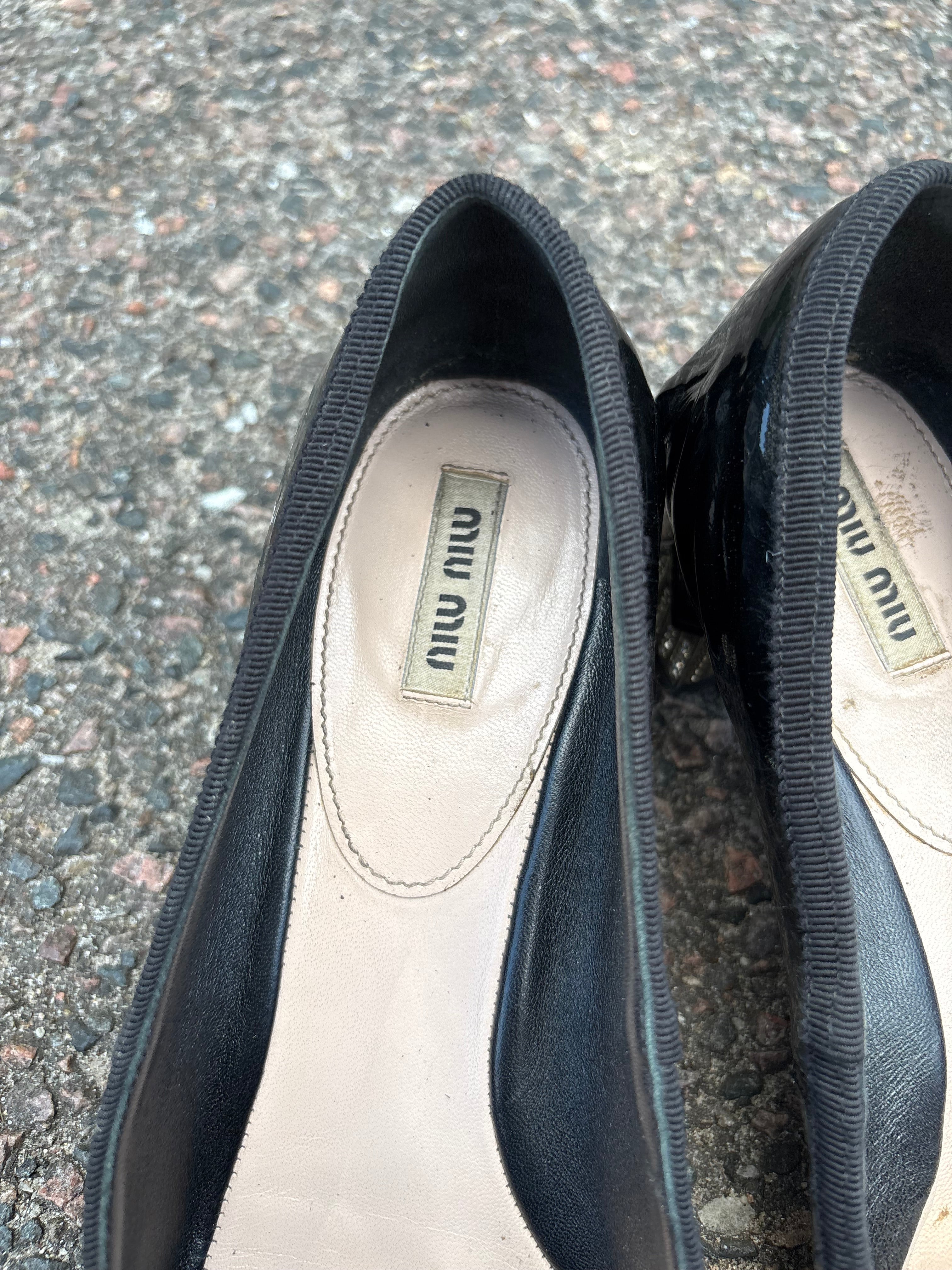 Miu Miu ballerinas Black