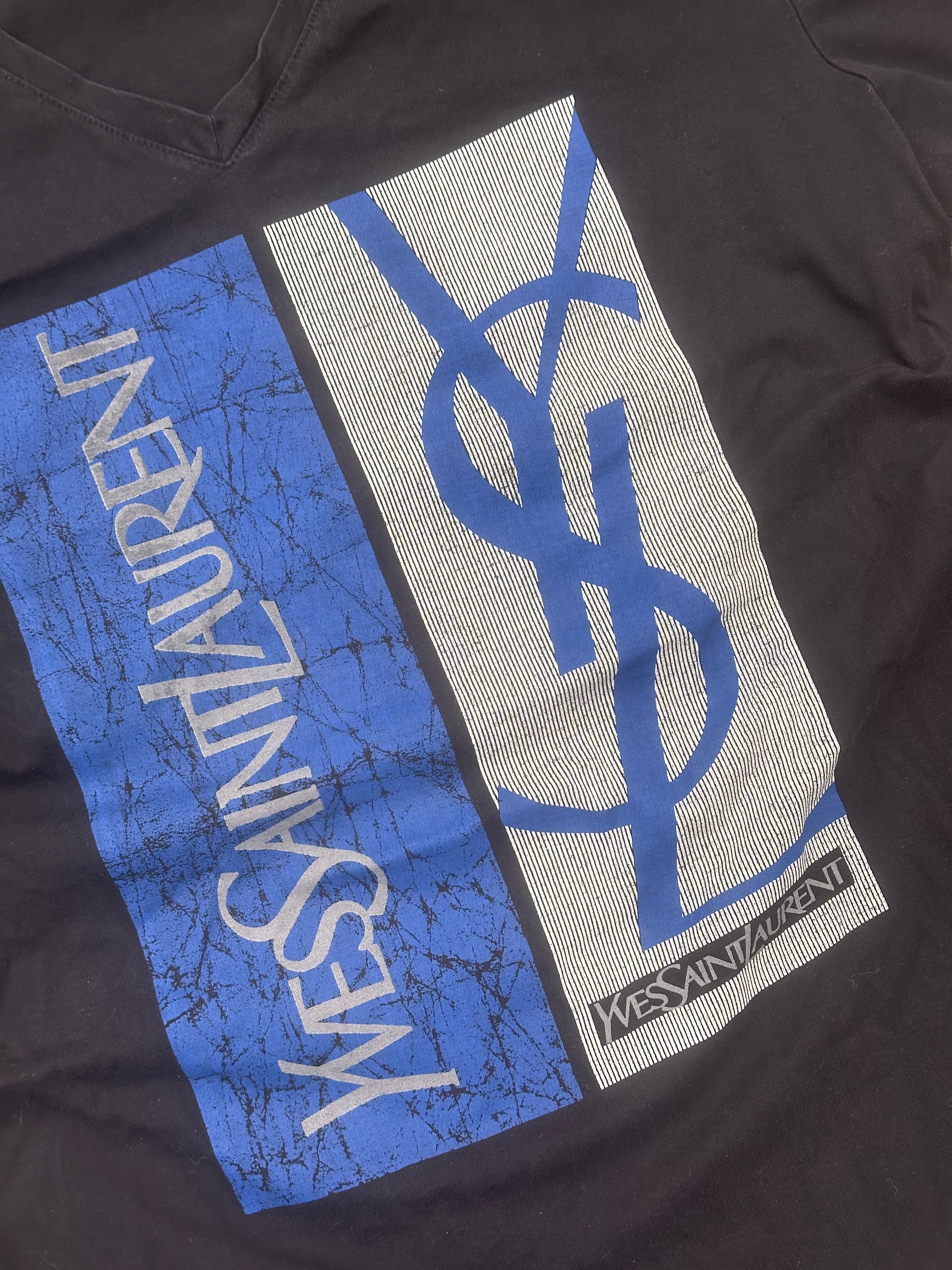 Vintage Yves Saint Laurent t shirt Black