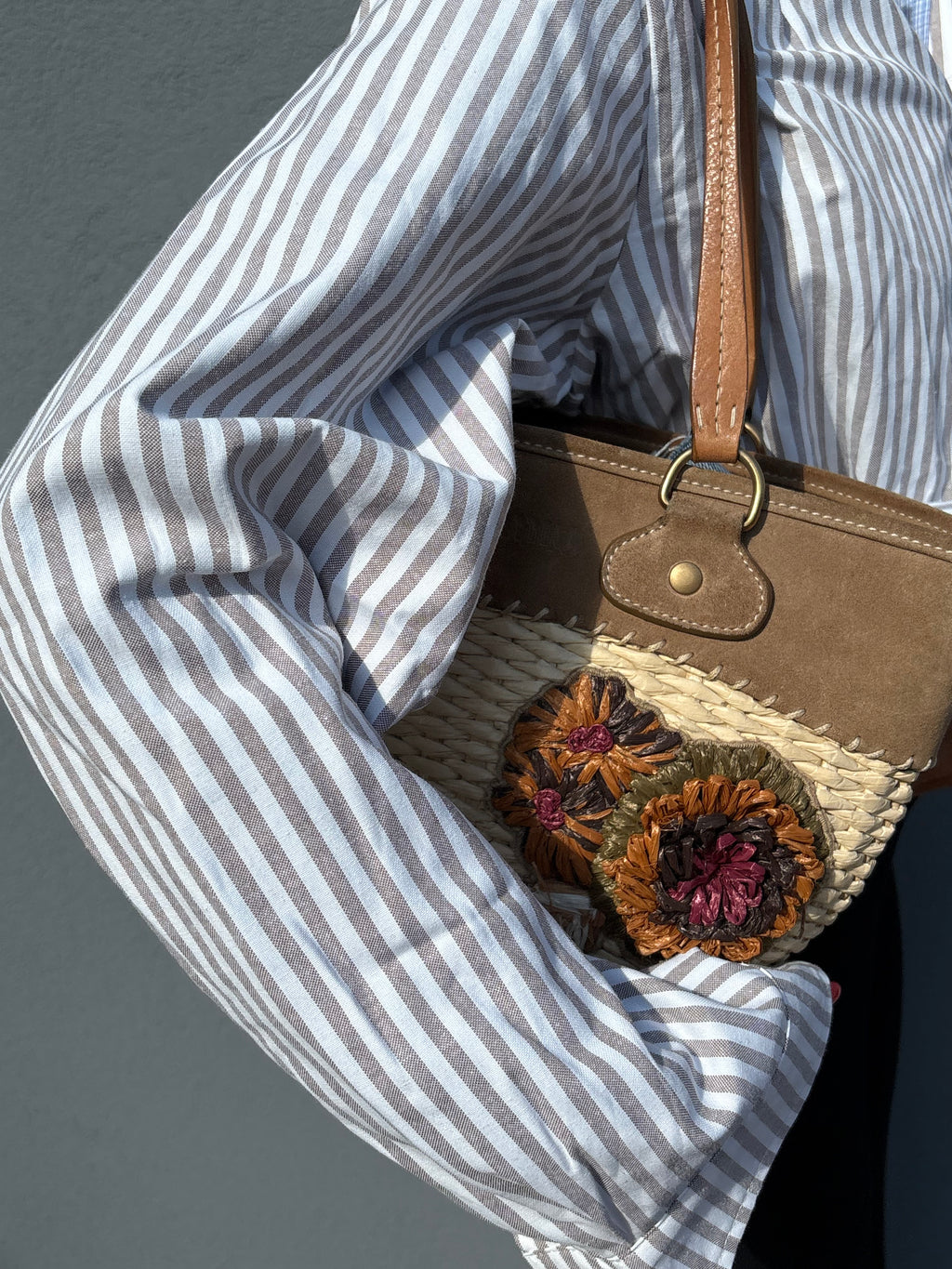 Miu Miu Flower Beach bag