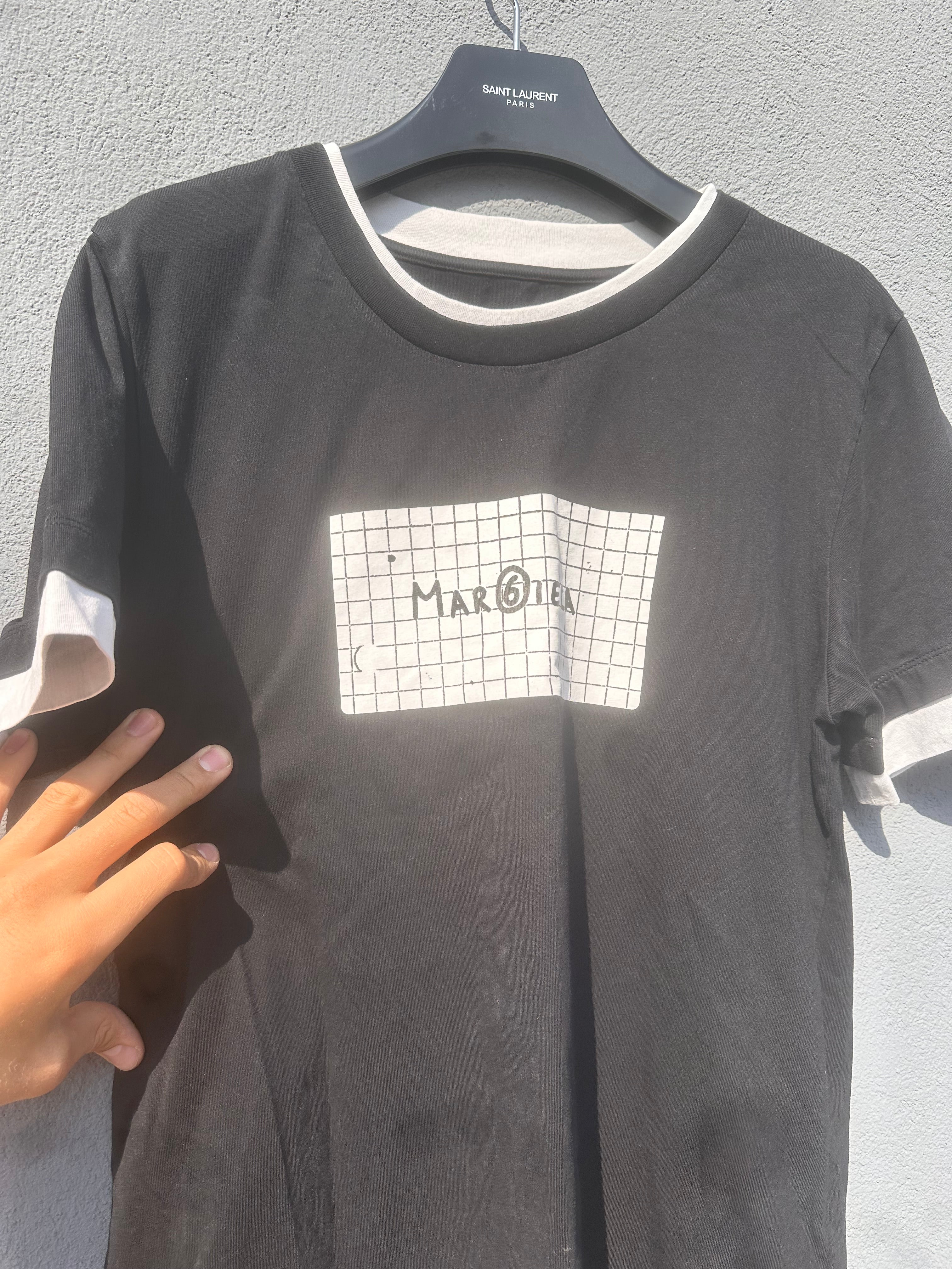 MM6 maison margiela ringer tee Black