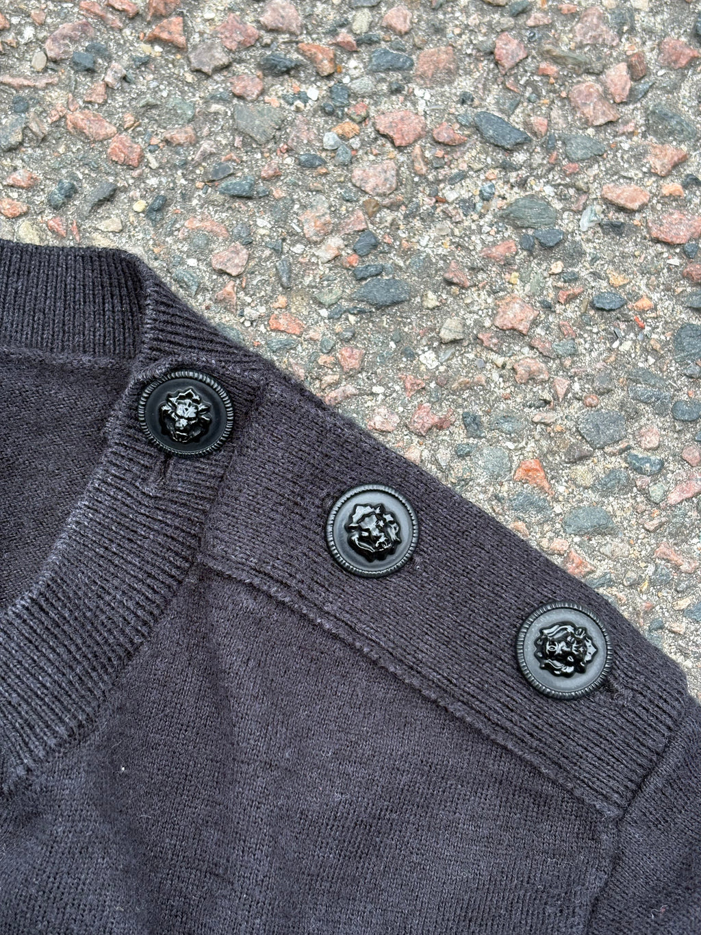 Chanel uniform cotton/wool blend shirt black