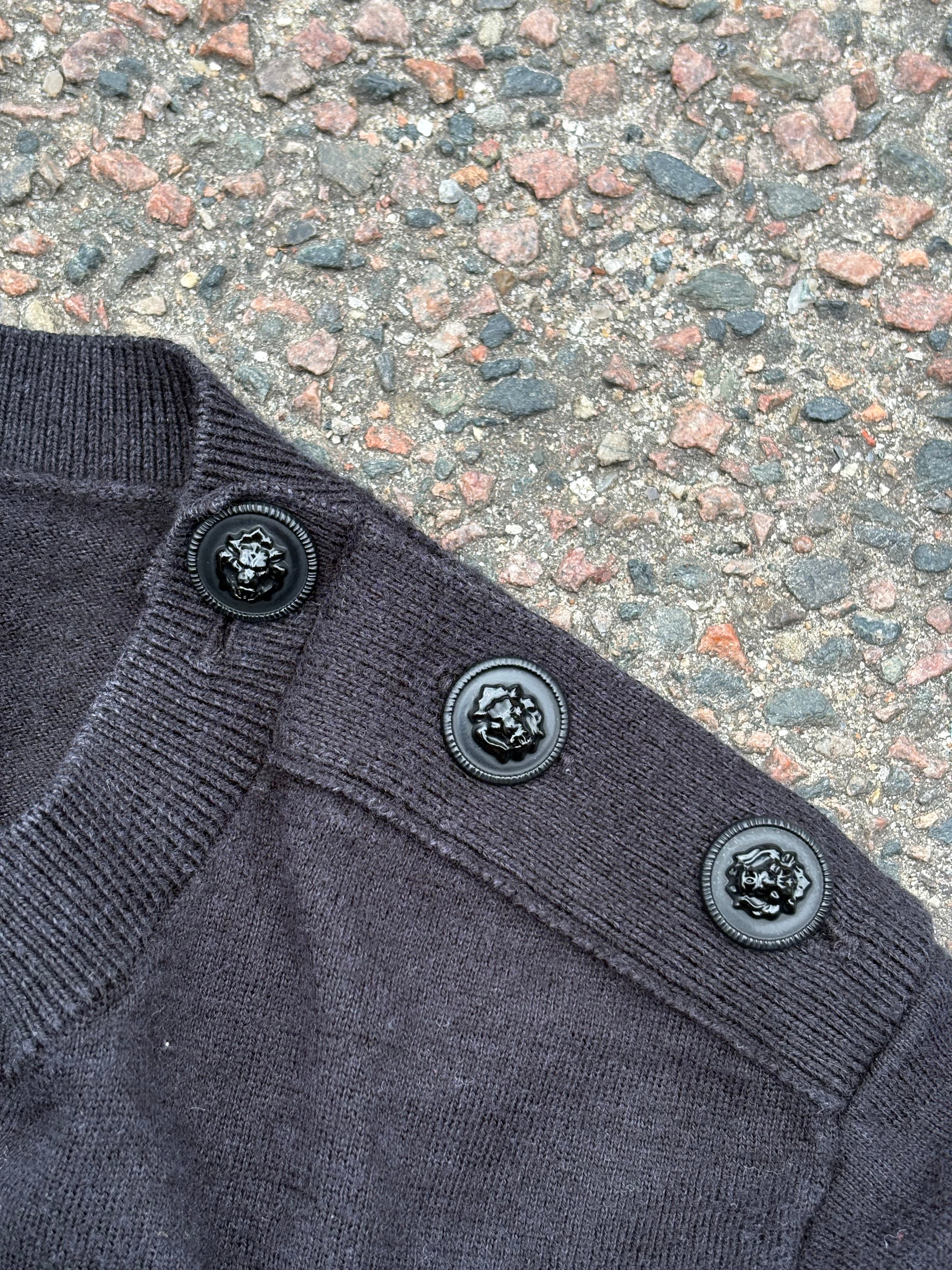 Chanel uniform cotton/wool blend shirt black