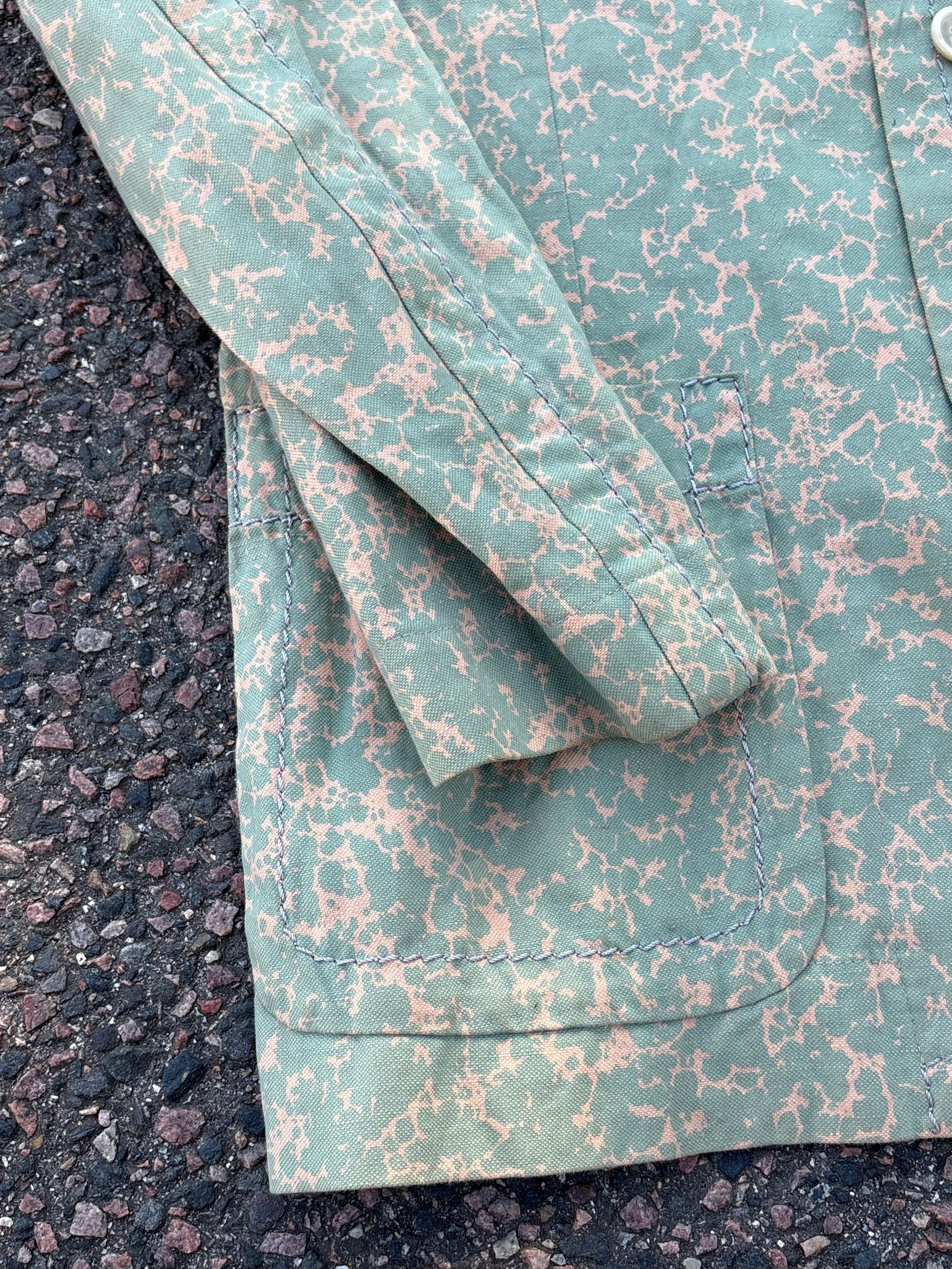 Comme des garcons hand sewn Couture blazer green
