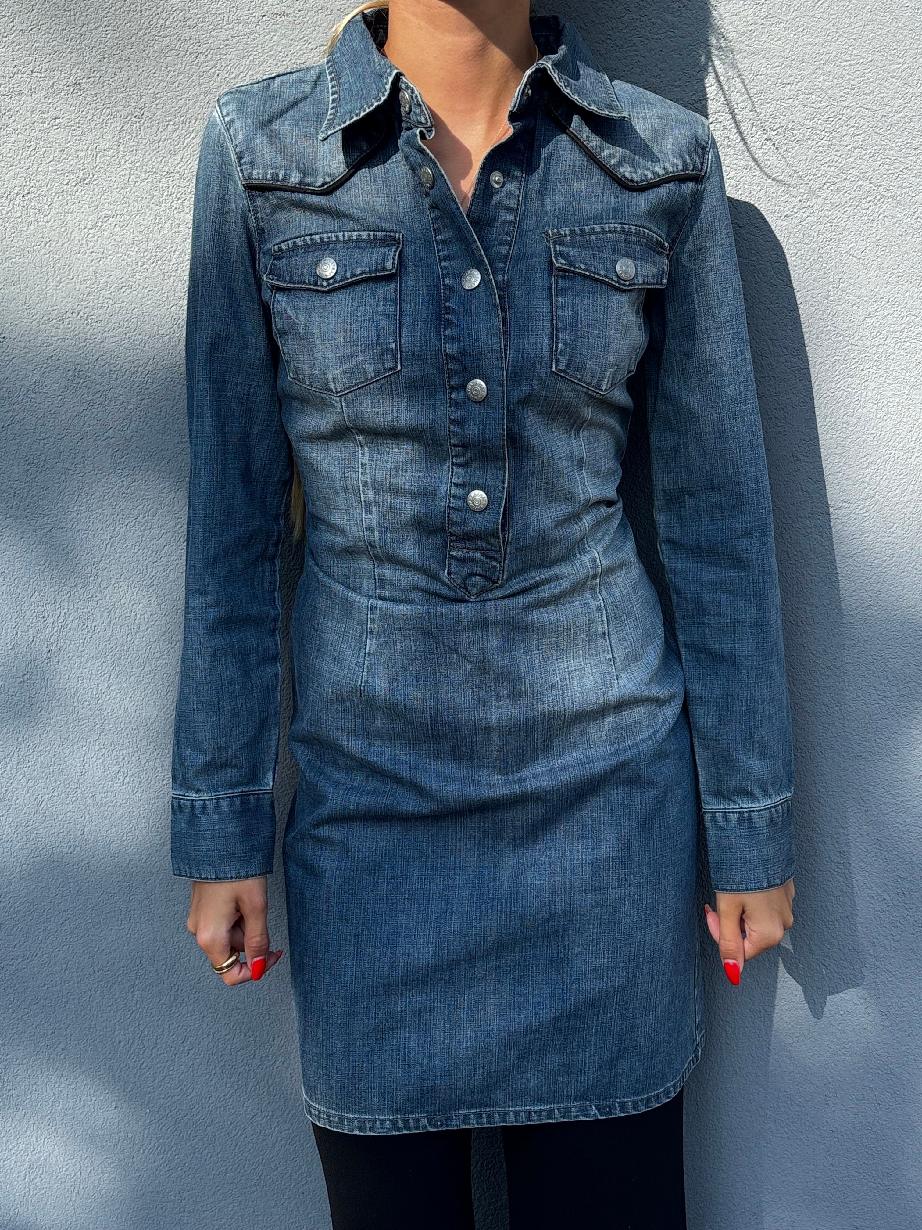 Vintage 1990s denim dress