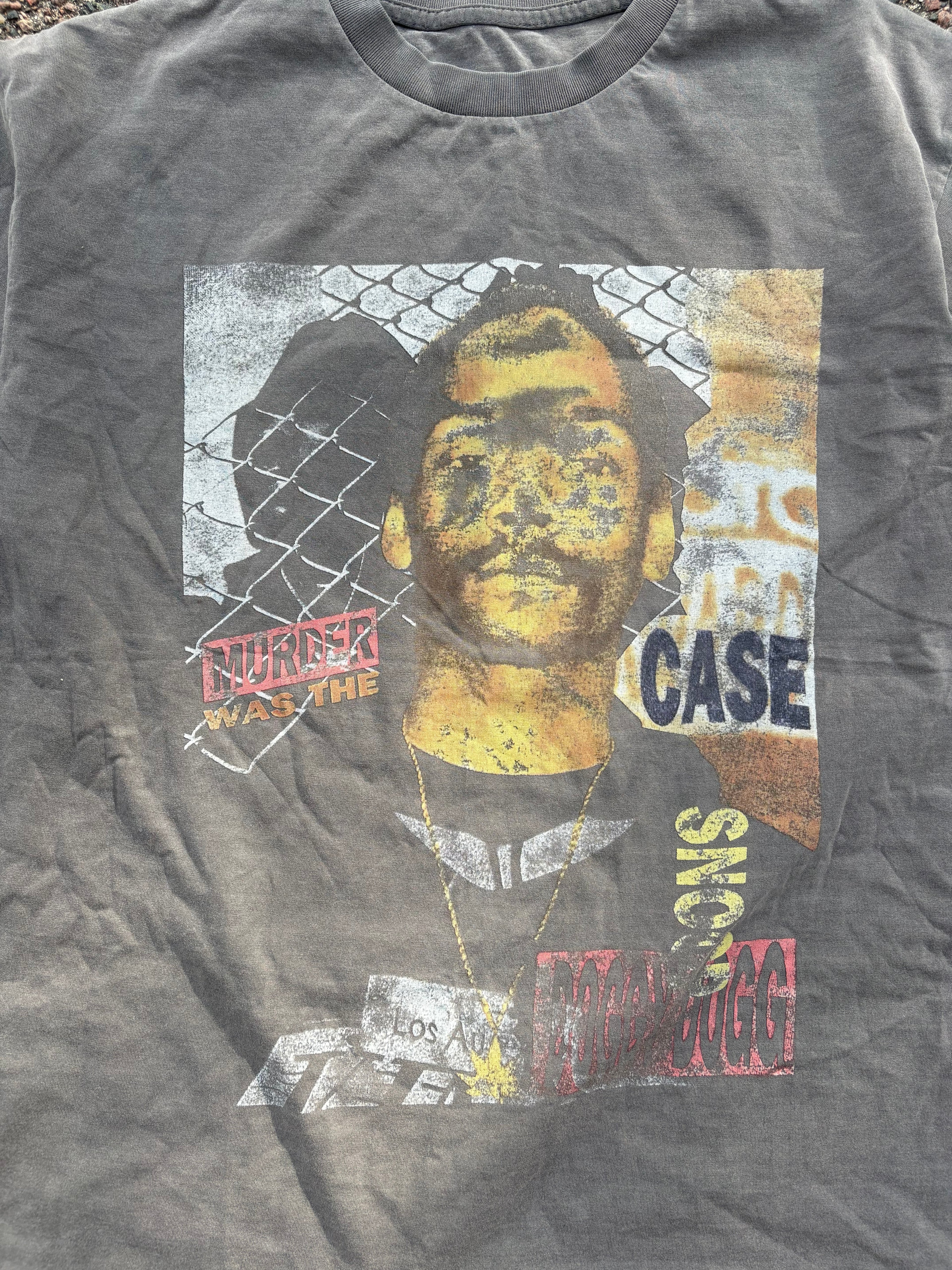 Vintage faded gray snoop dog tee