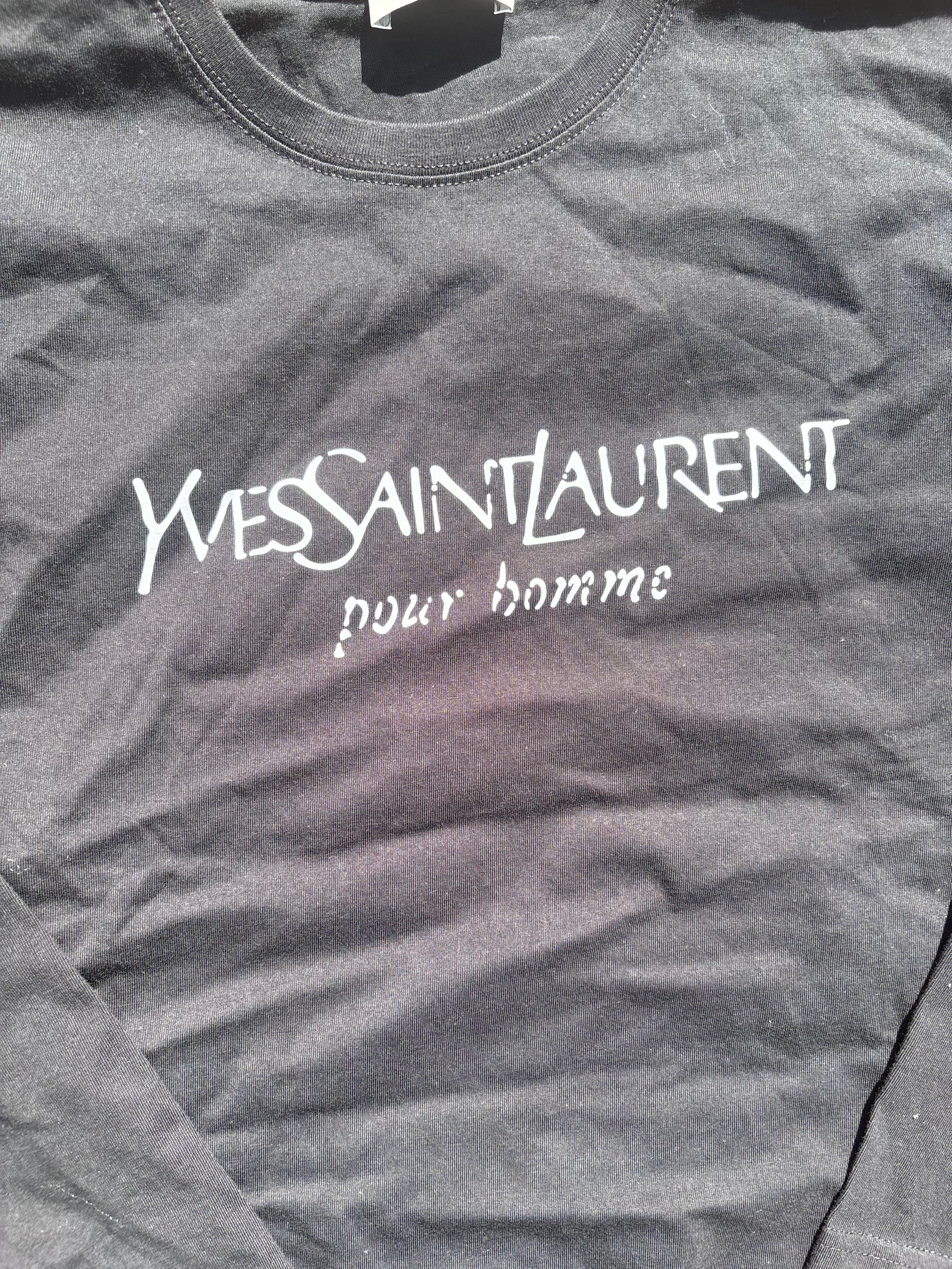 Saint Laurent black long shirt