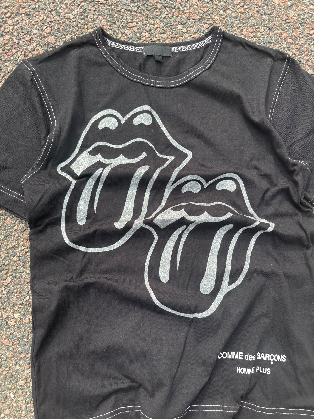 Comme des garcons Homme Rolling Stones shirt