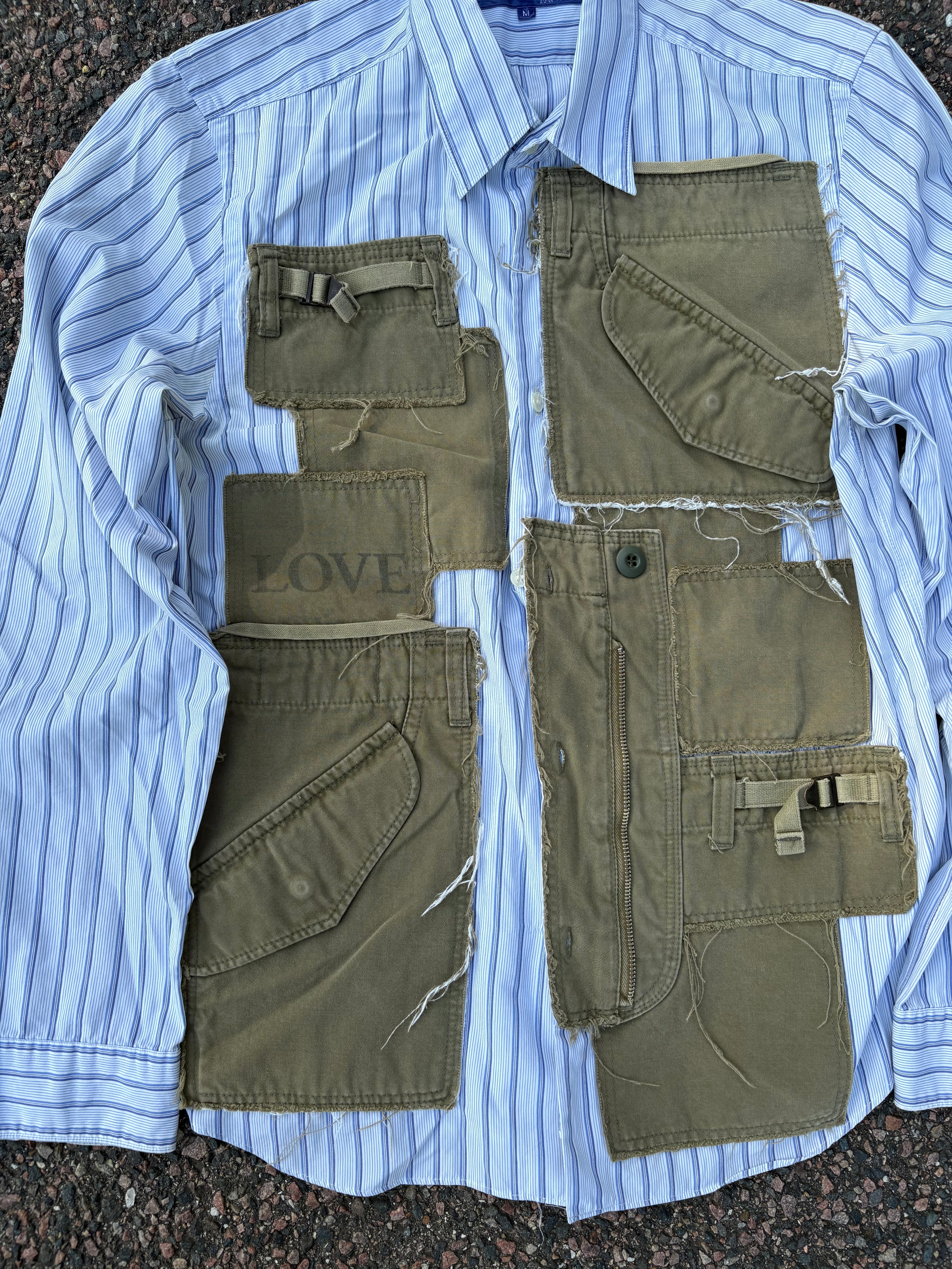 Junya watanabe cargo patch shirt