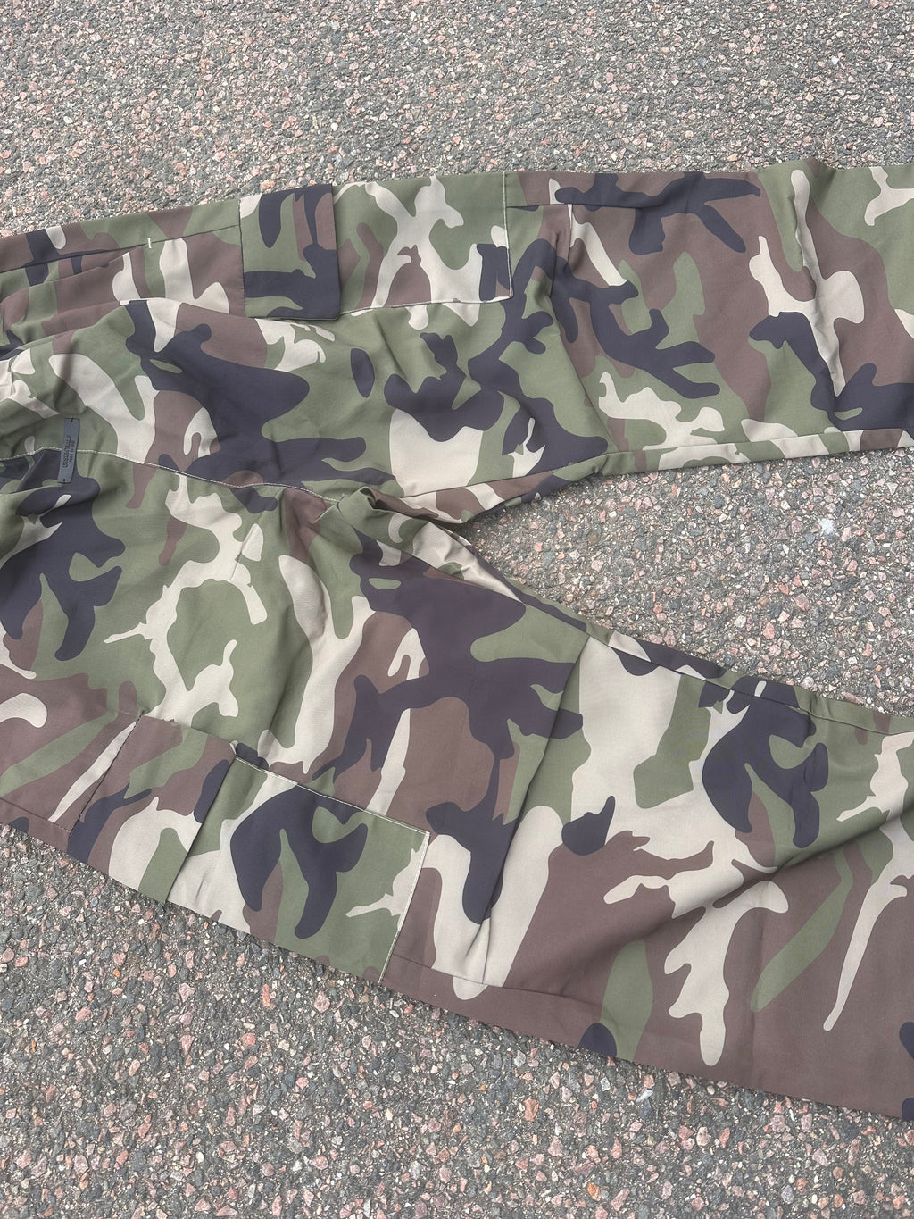 Non brand vintage camo nylon track pants