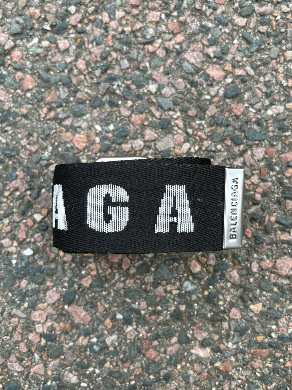Balenciaga sport belt black