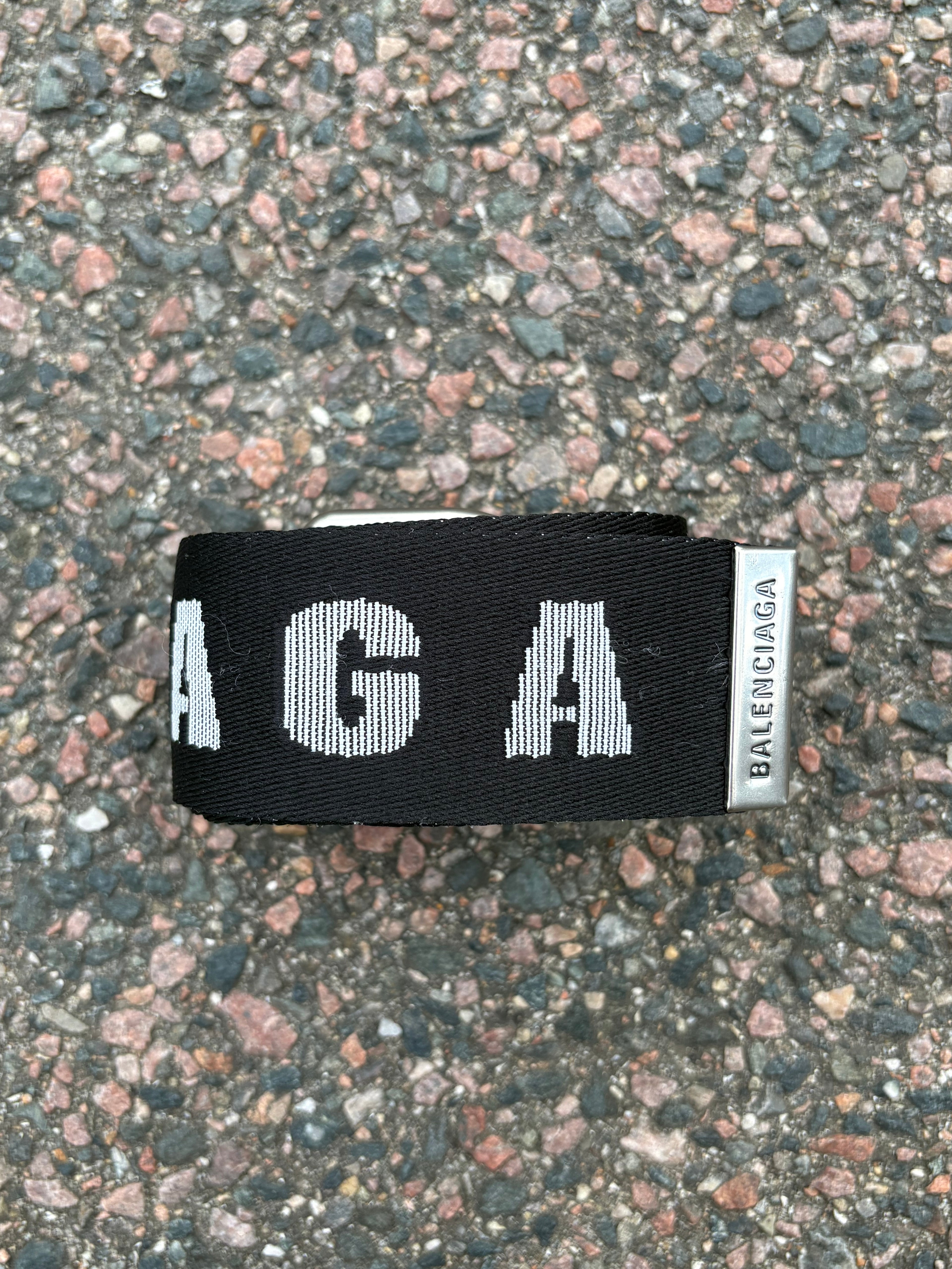 Balenciaga sport belt black