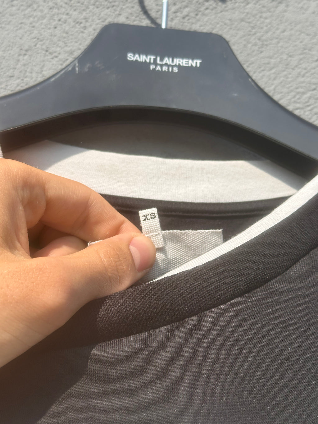 MM6 maison margiela ringer tee Black