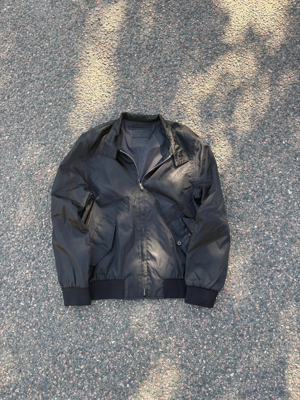 Prada 2024 nylon bomber jacket