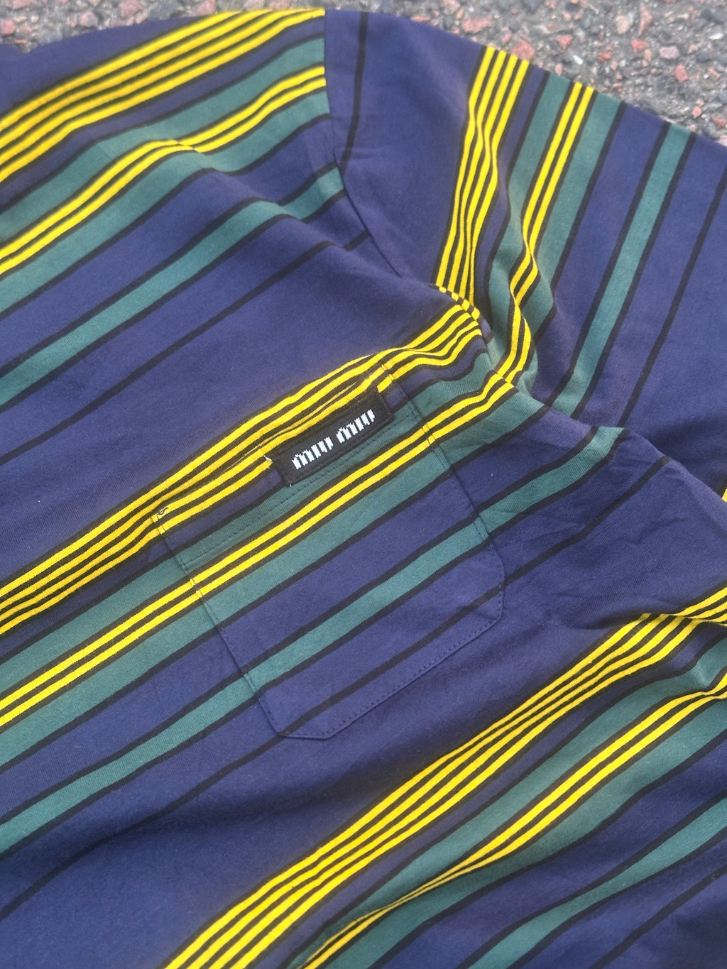 Miu miu striped SS25 pocket tee