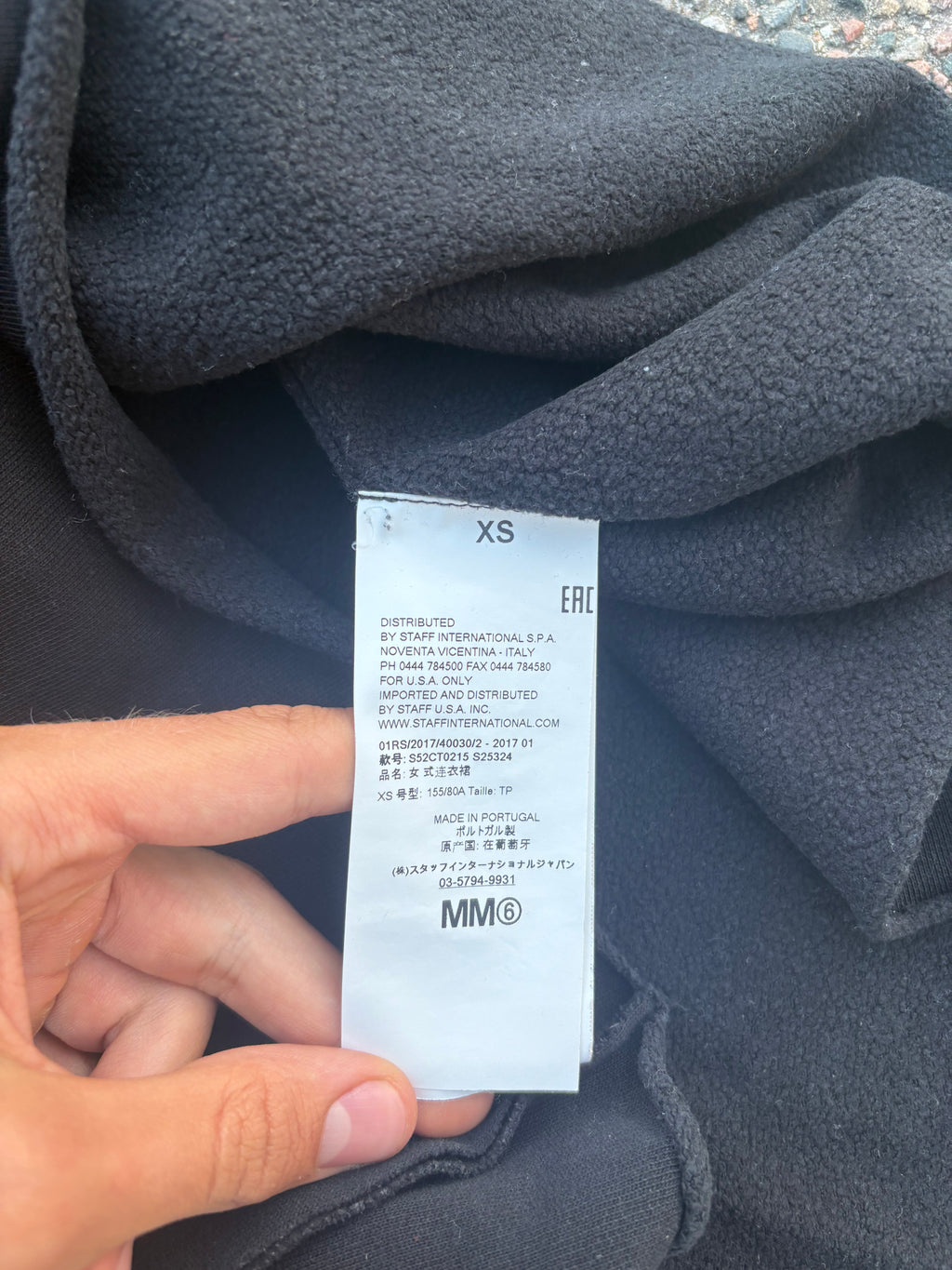 MM6 Maison Margiela  women’s shirt black