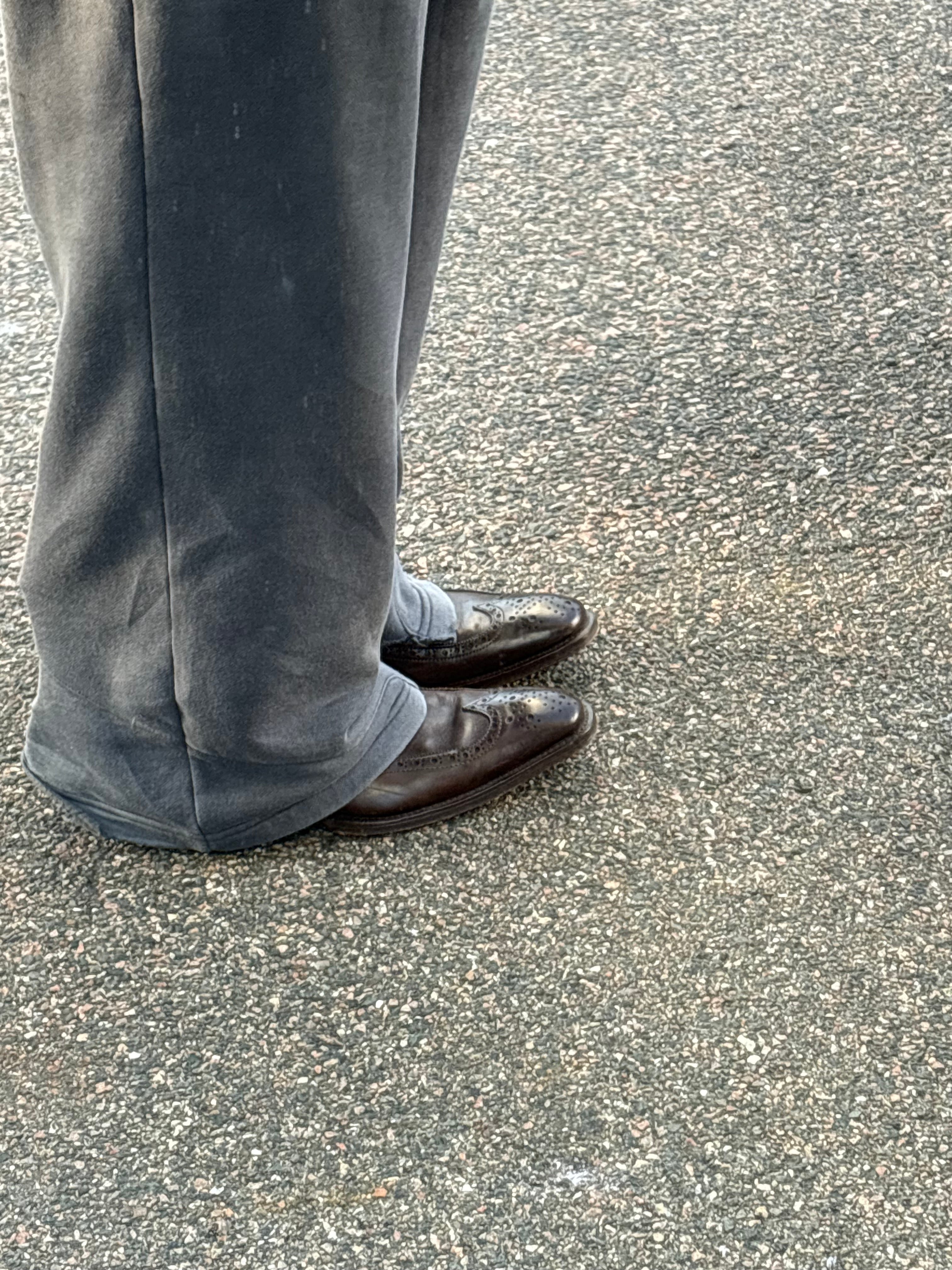 Vintage 2000s Italian Chelsea boots Deep coffee brown