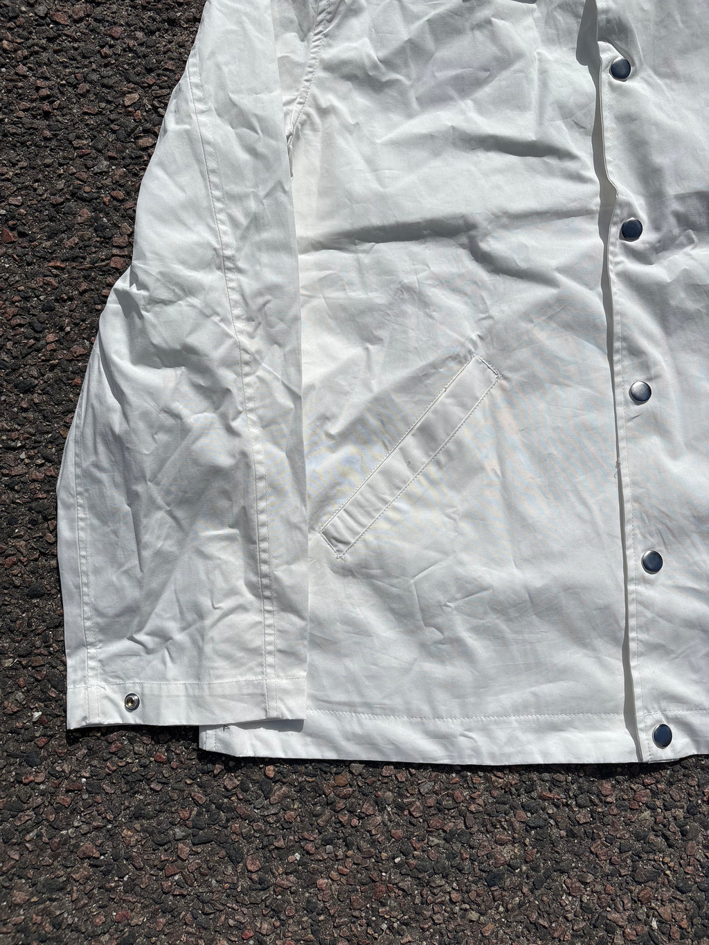Jil Sander White rain coat