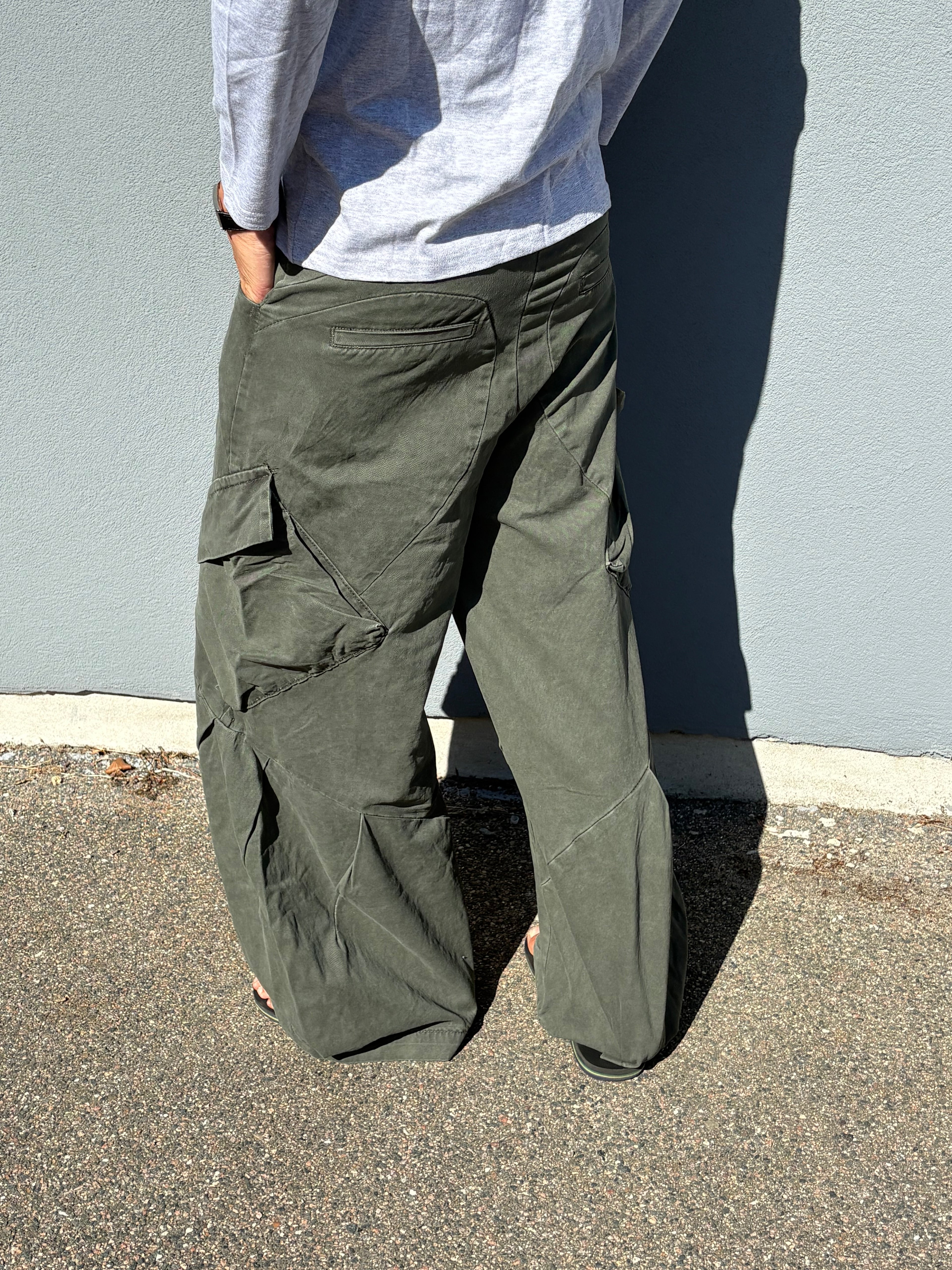Vintage Baggy green cargo pants