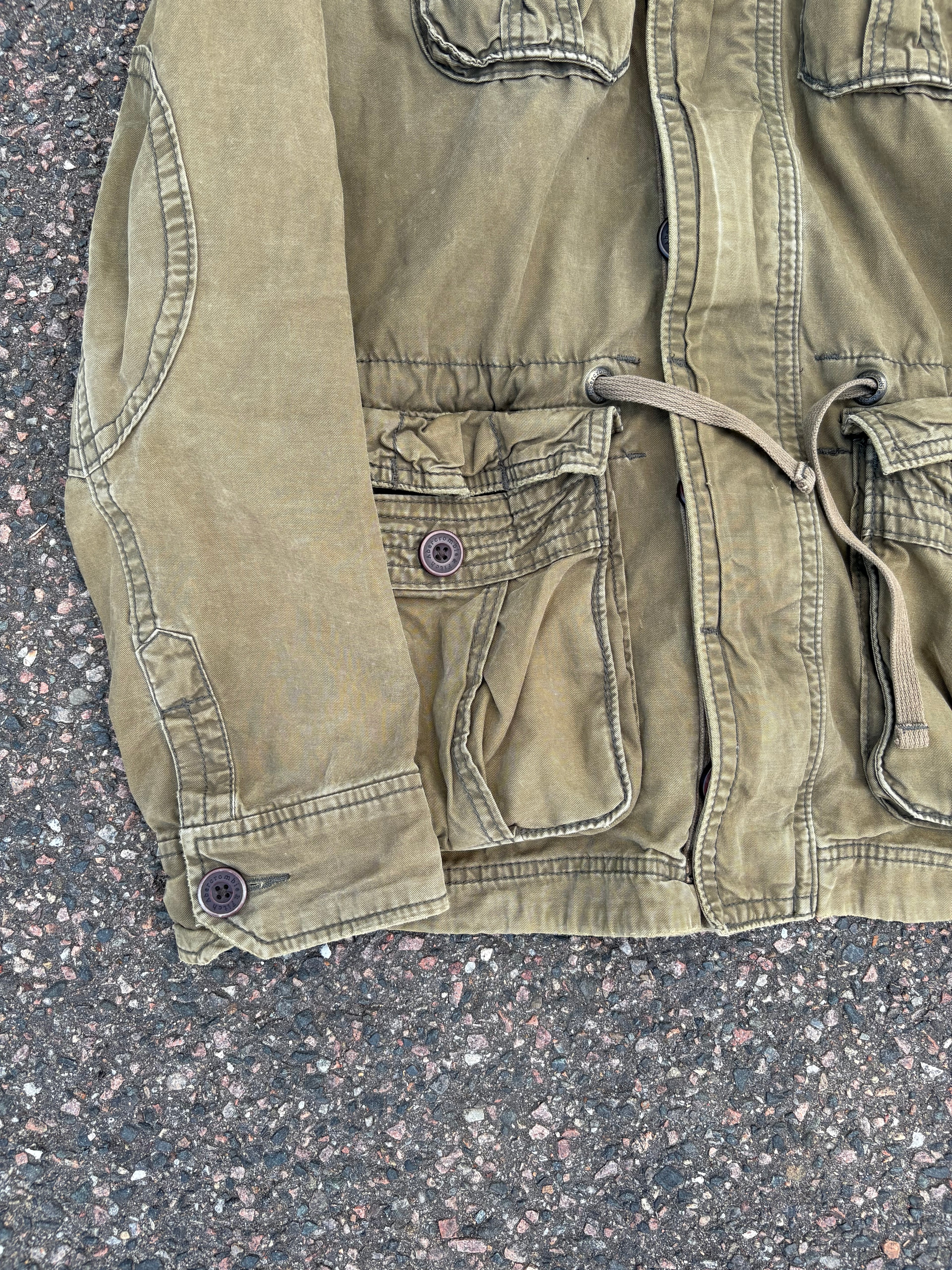 2000s Abercrombie military jacket