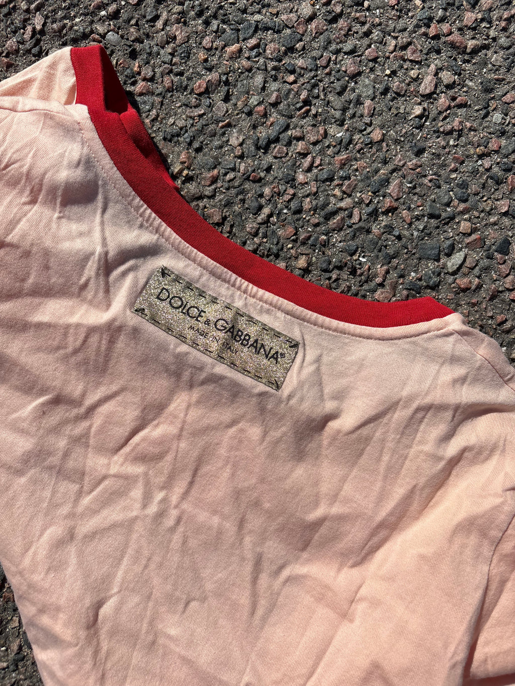 Dolce & Gabbana pink tee