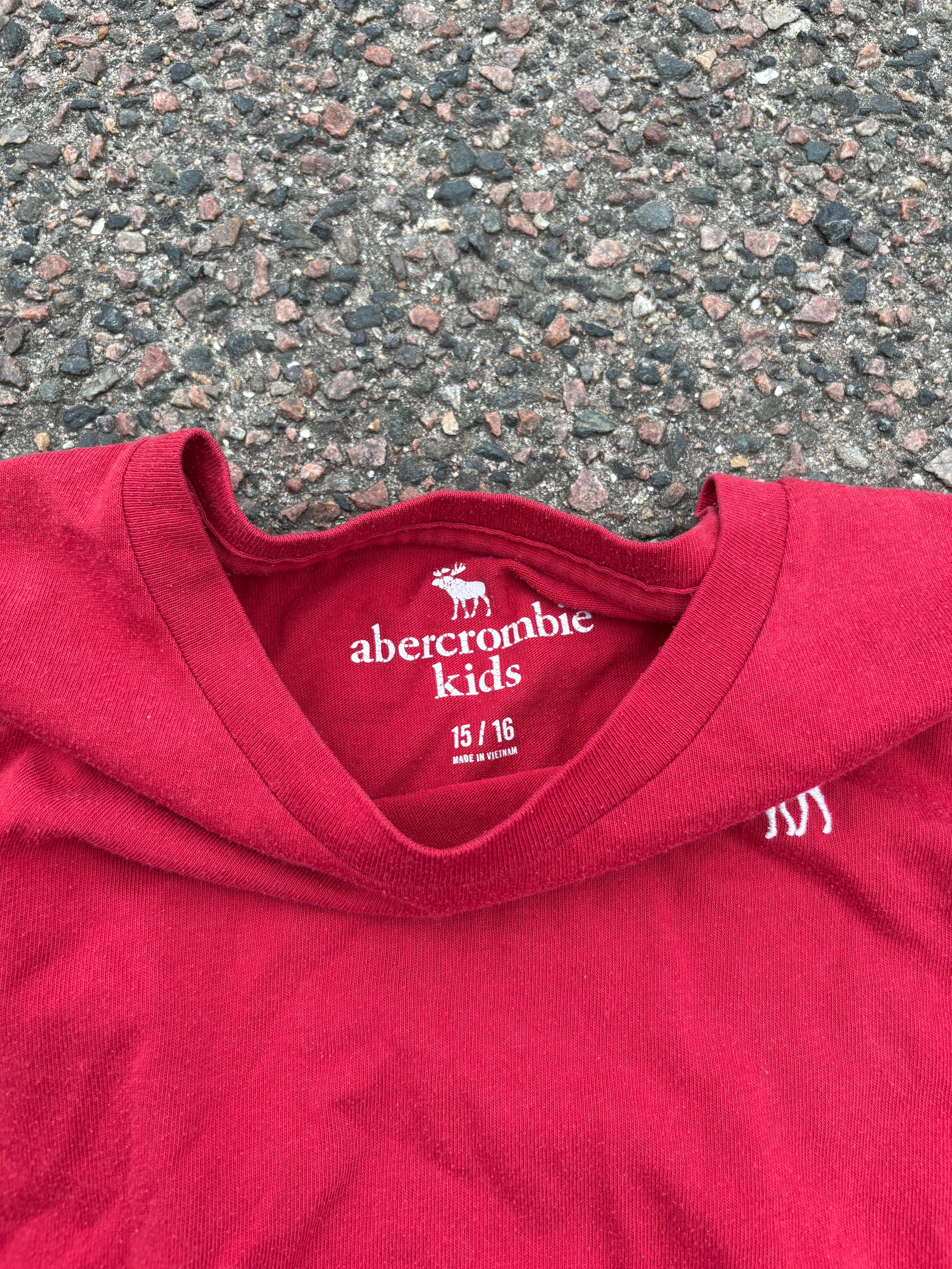 Vintage Abercrombie red long sleeve