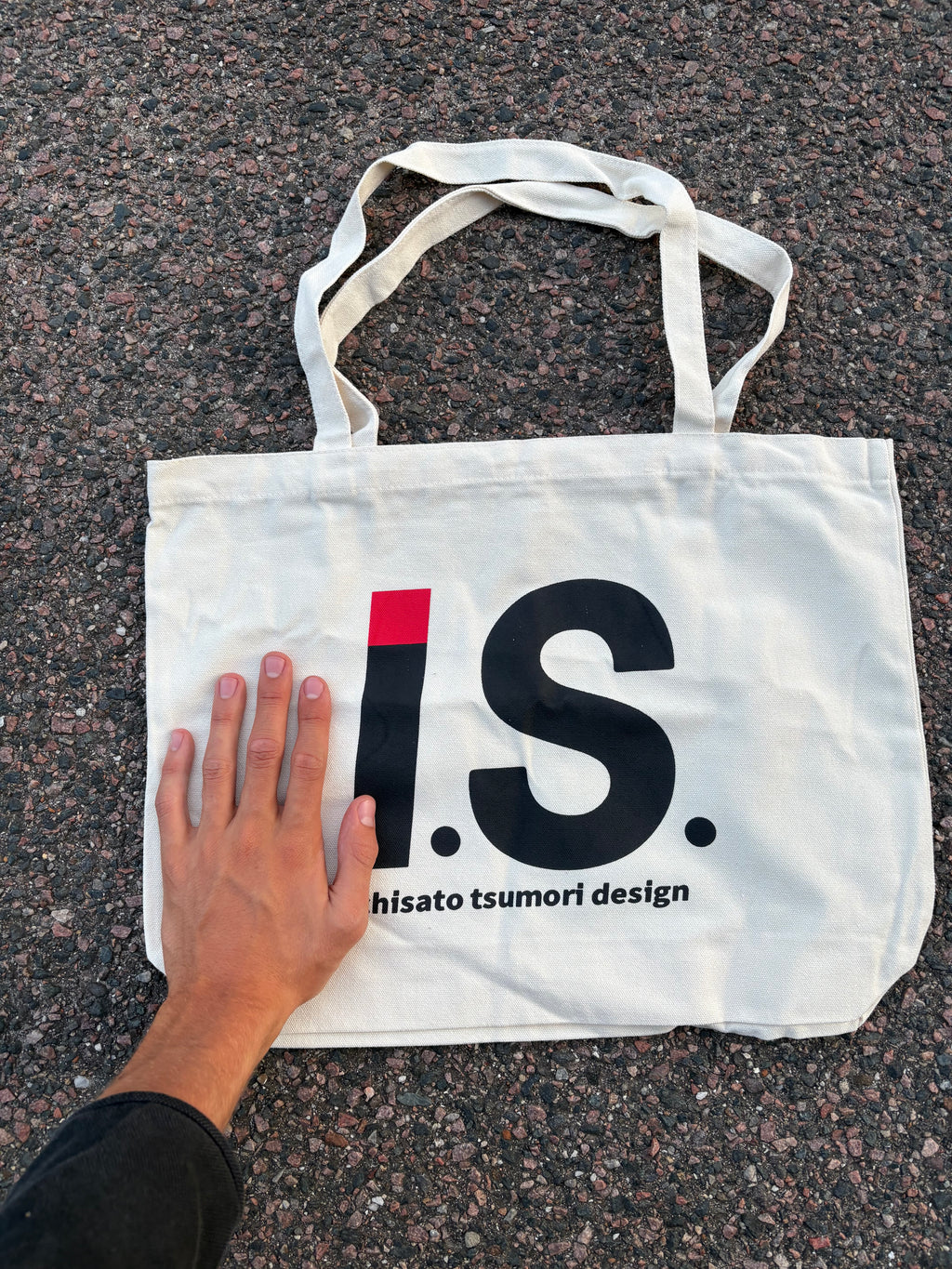 Issey miyake beige tote bag FW13