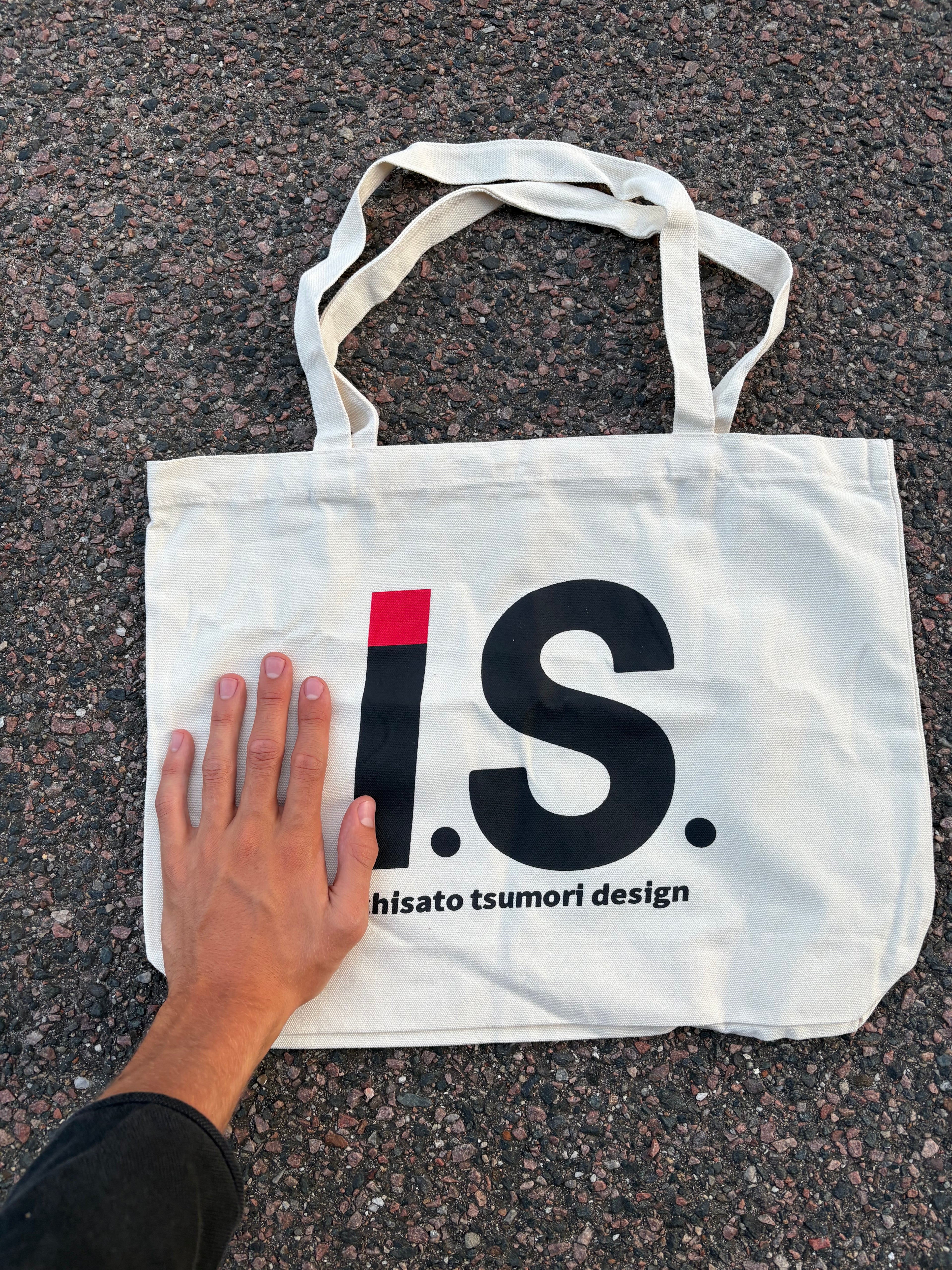 Issey miyake beige tote bag FW13