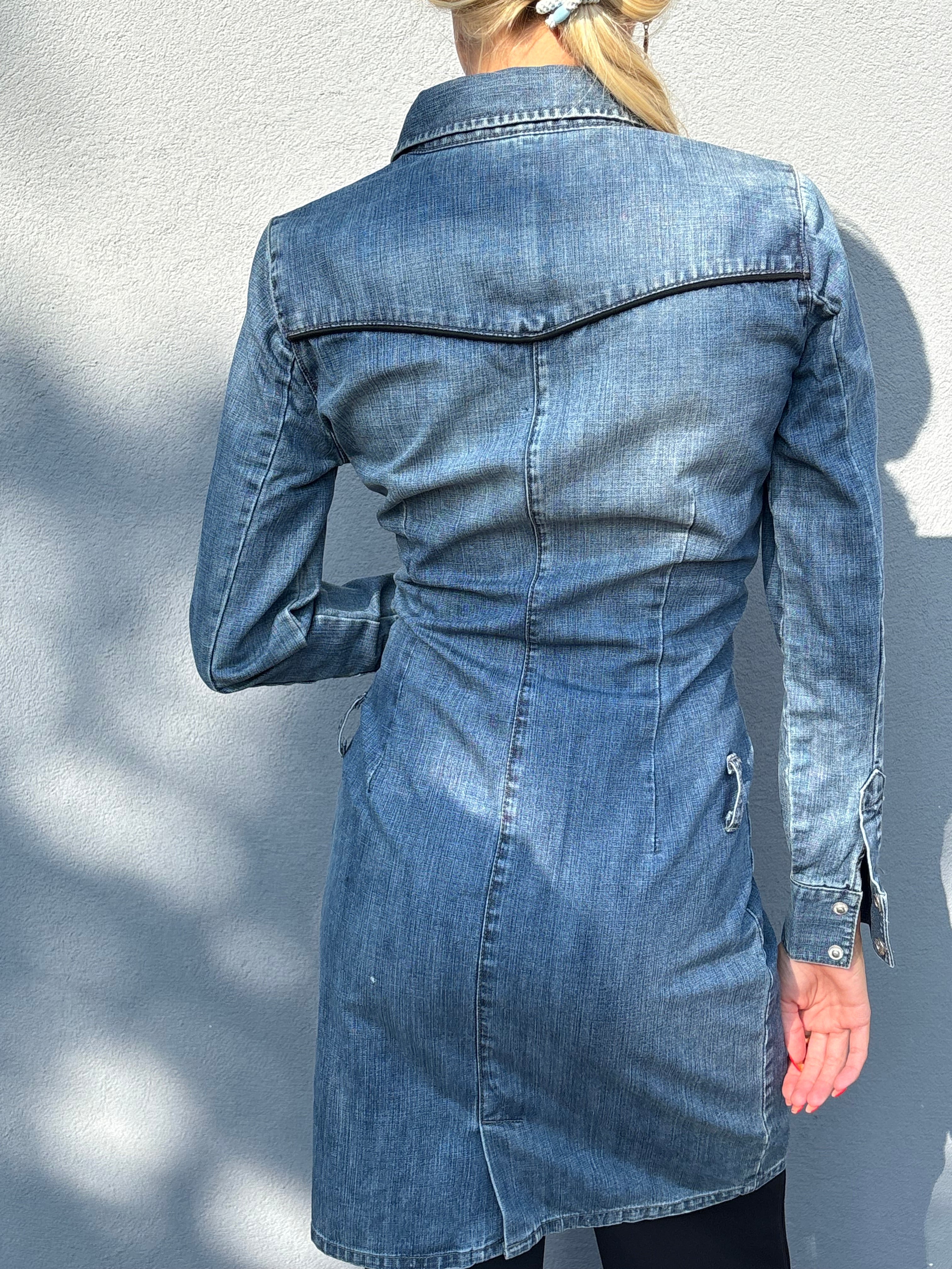 Vintage 1990s denim dress