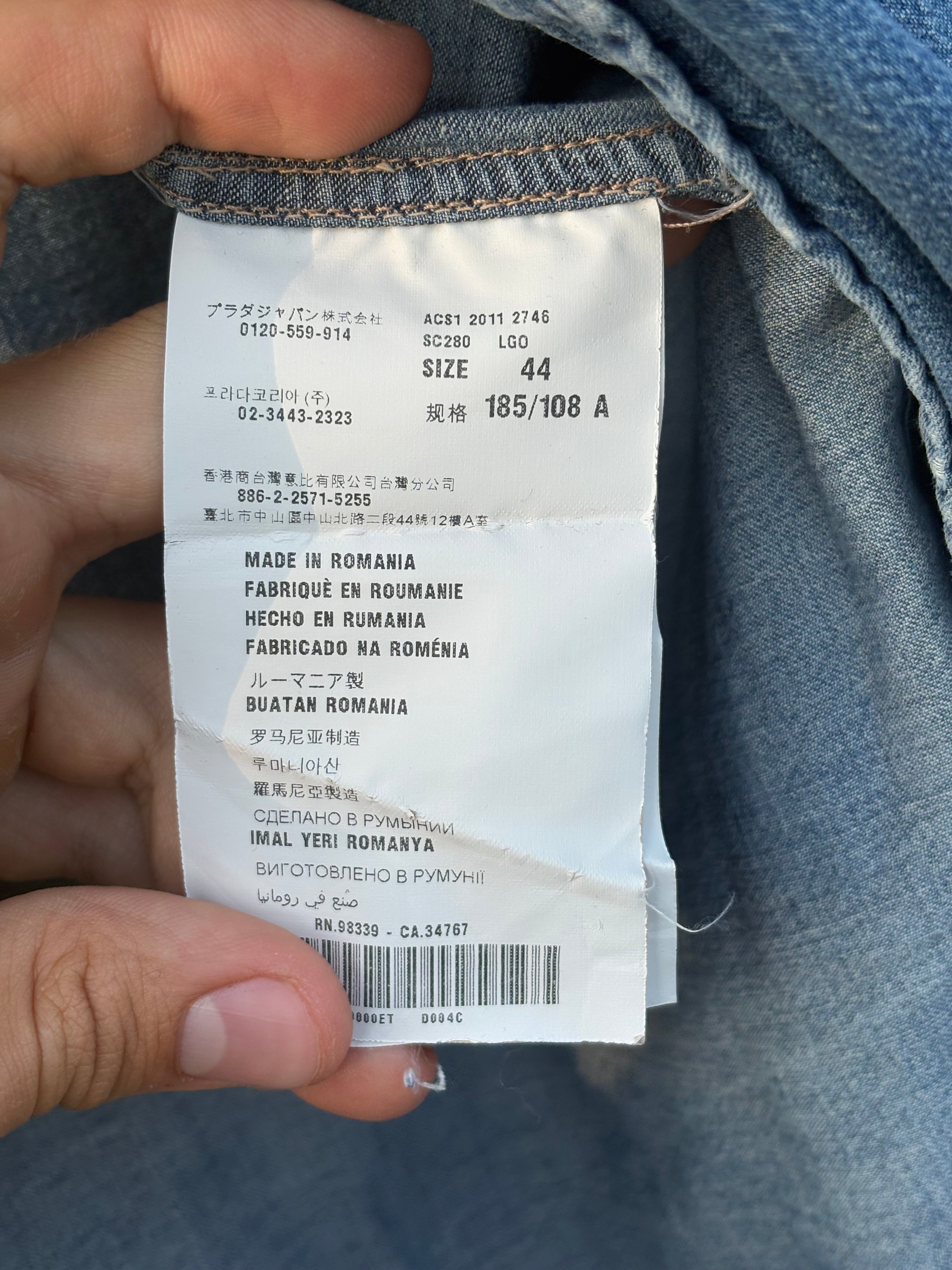 Prada denim shirt