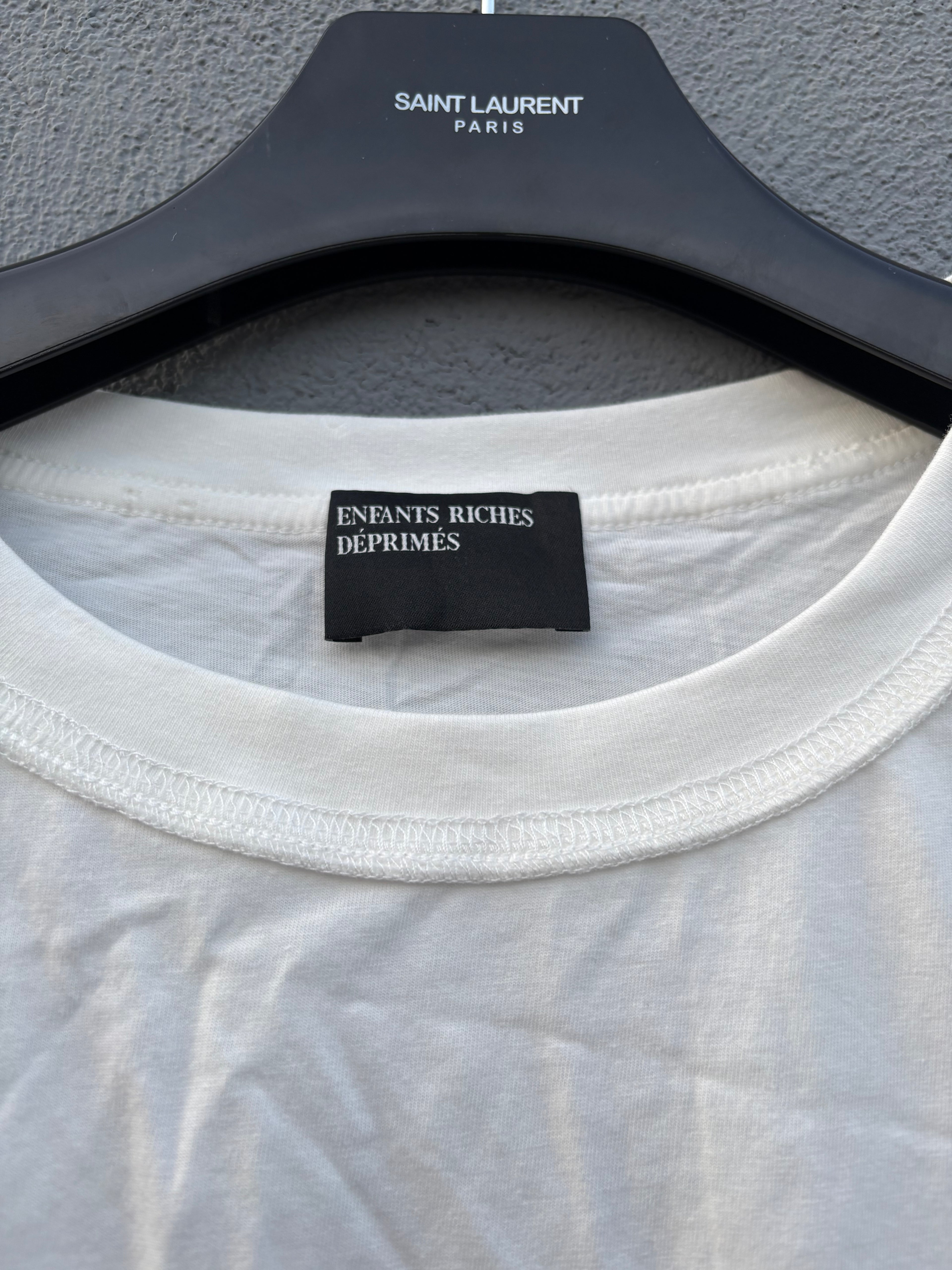 Enfant riches deprimes white thin tee