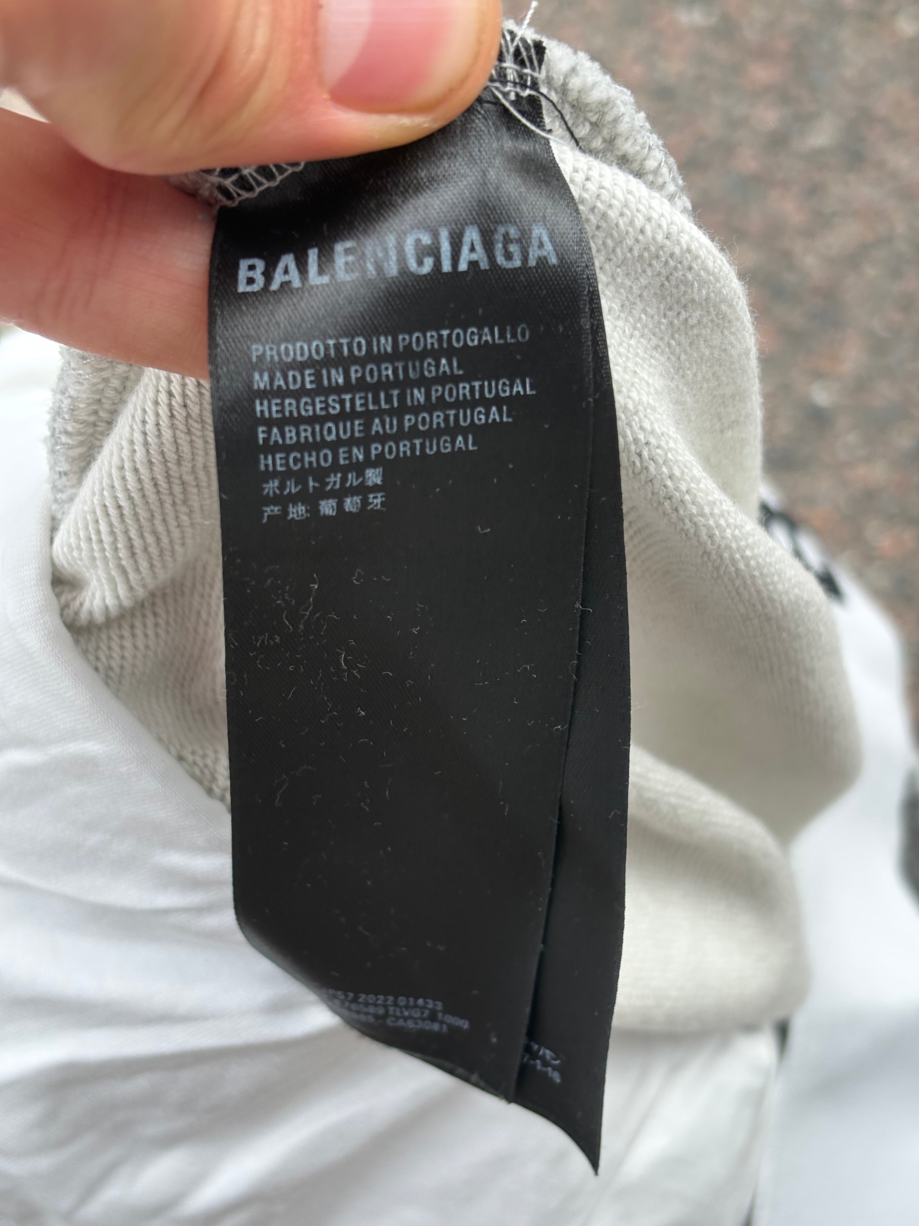 Balenciaga underwear sweatshorts gray