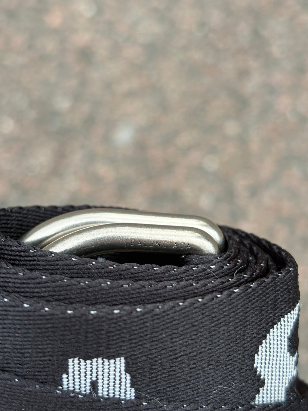 Balenciaga sport belt black