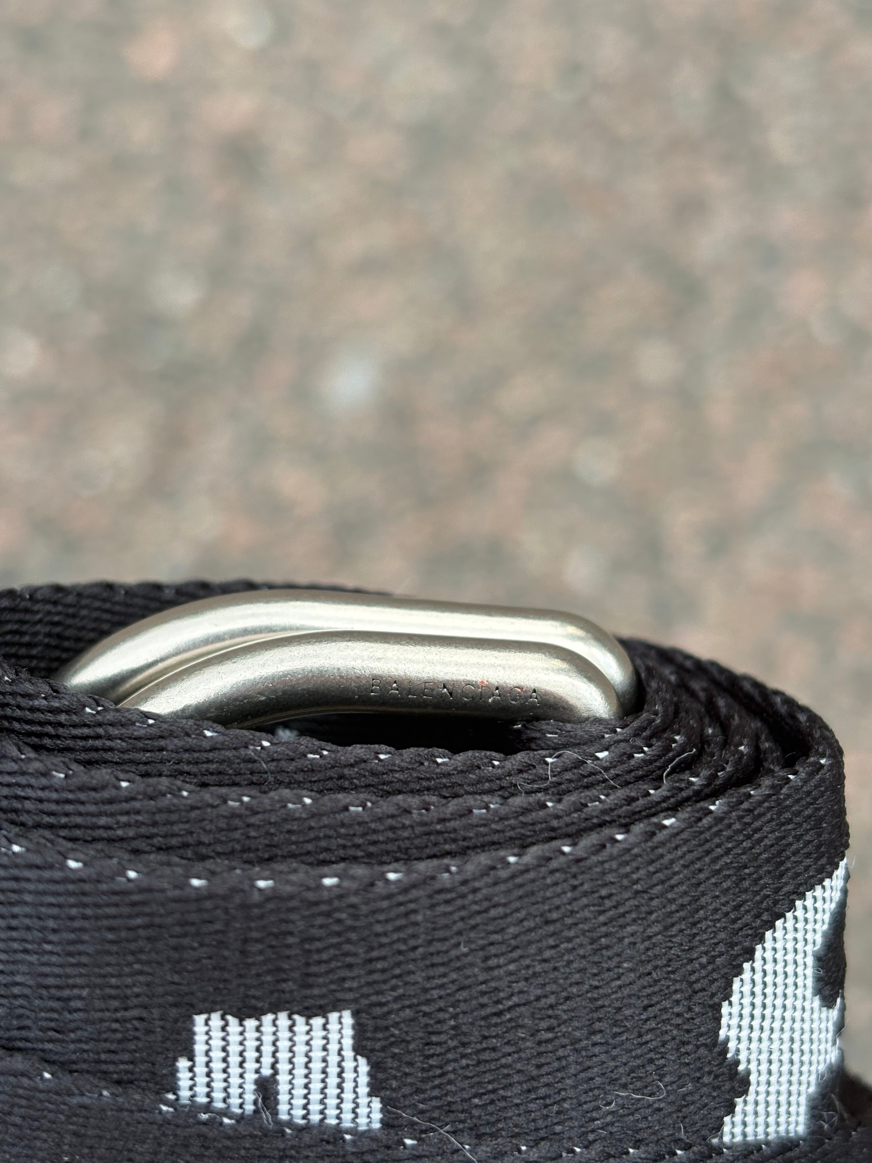 Balenciaga sport belt black