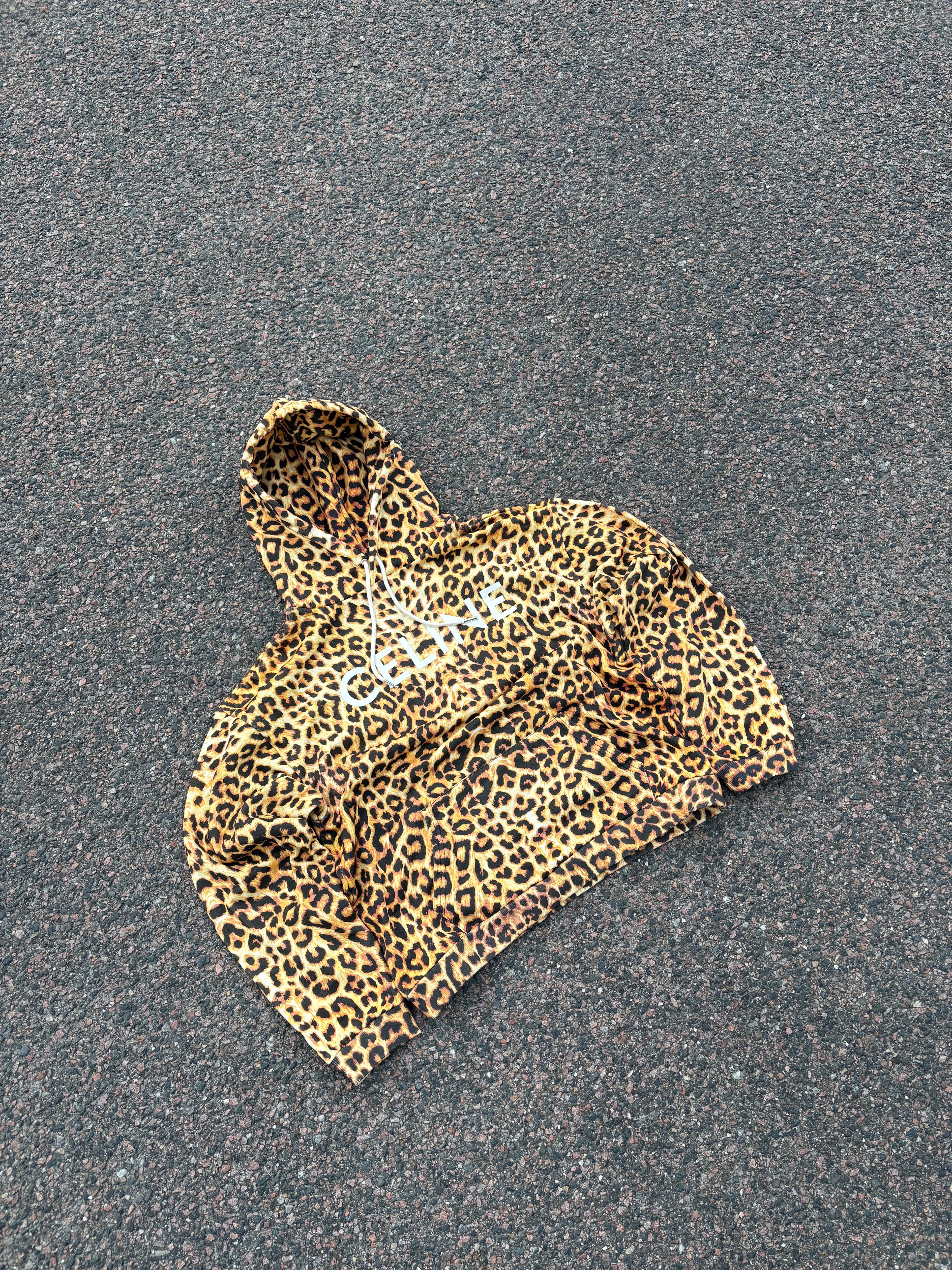 Celine SS24 leopard hoodie