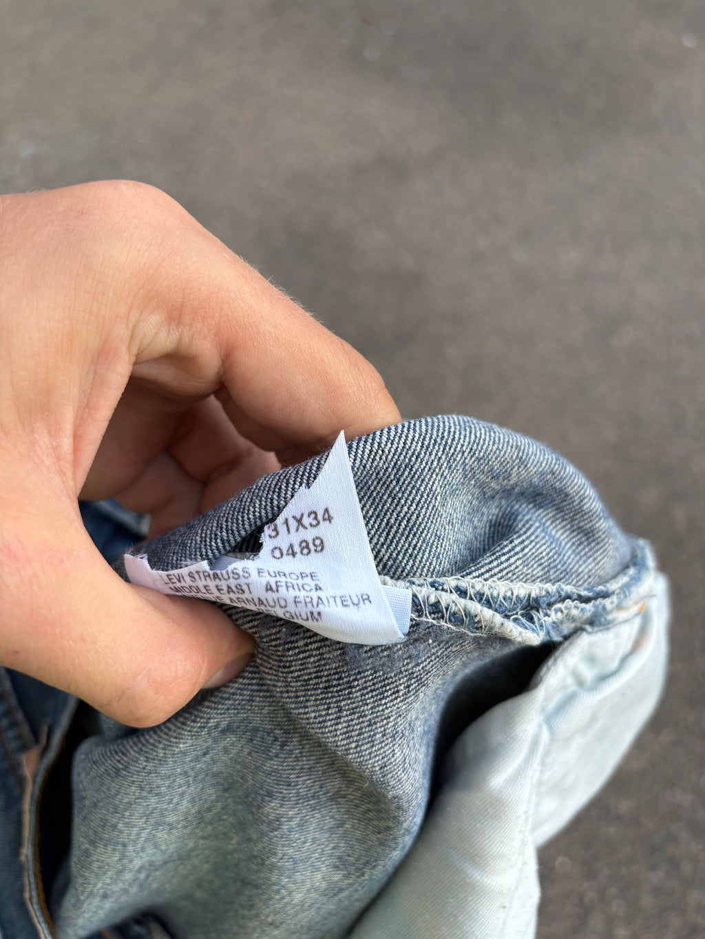 Vintage Levis ltd edition washed jeans straight fit