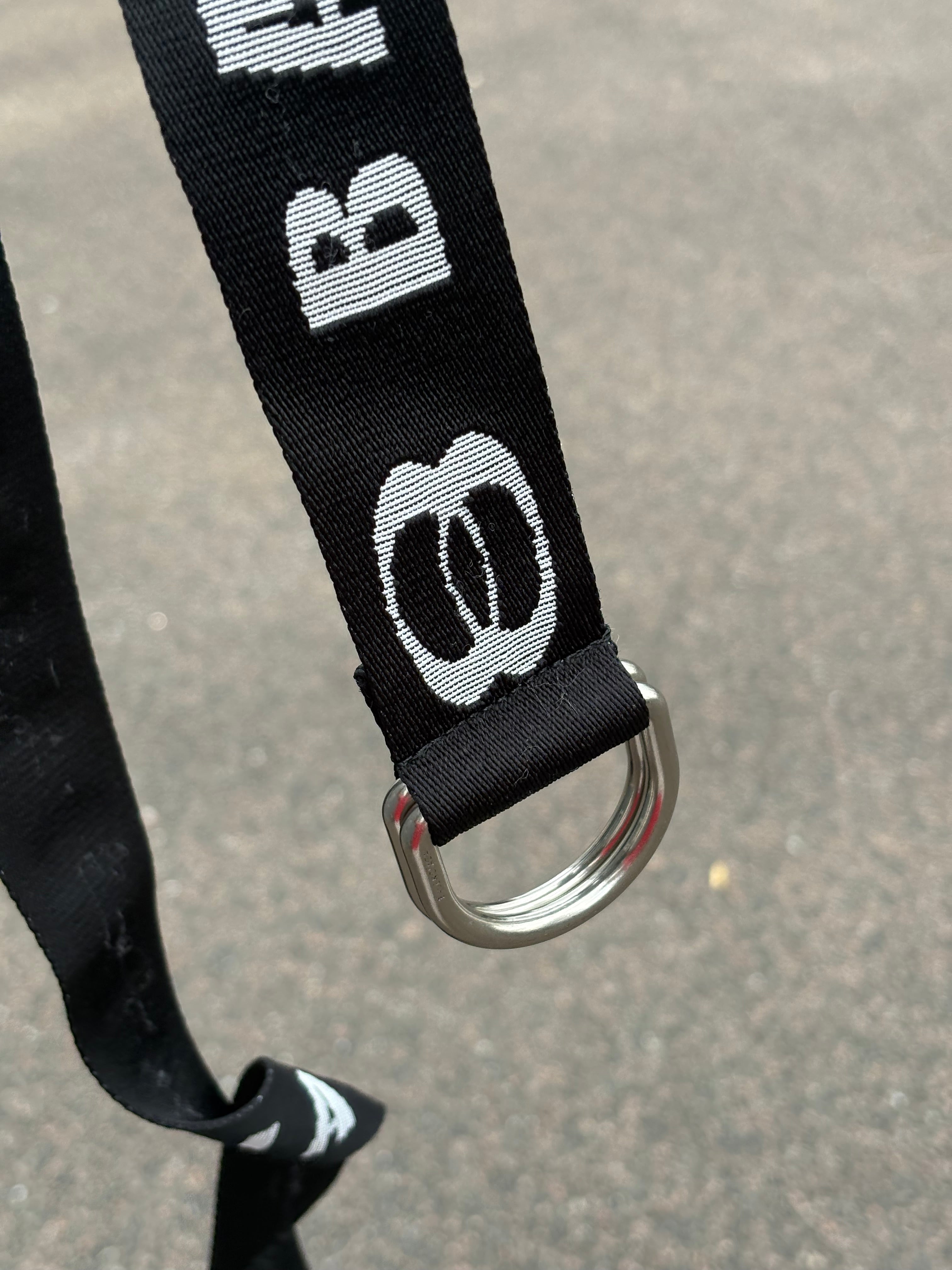 Balenciaga sport belt black