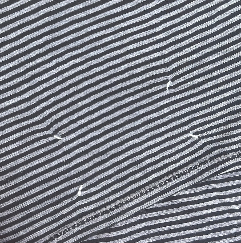 Maison Martin Margiela Striped gray tee