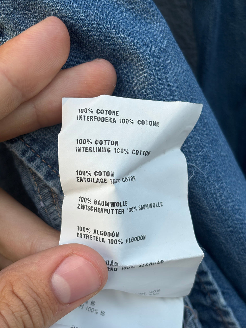 Prada denim shirt